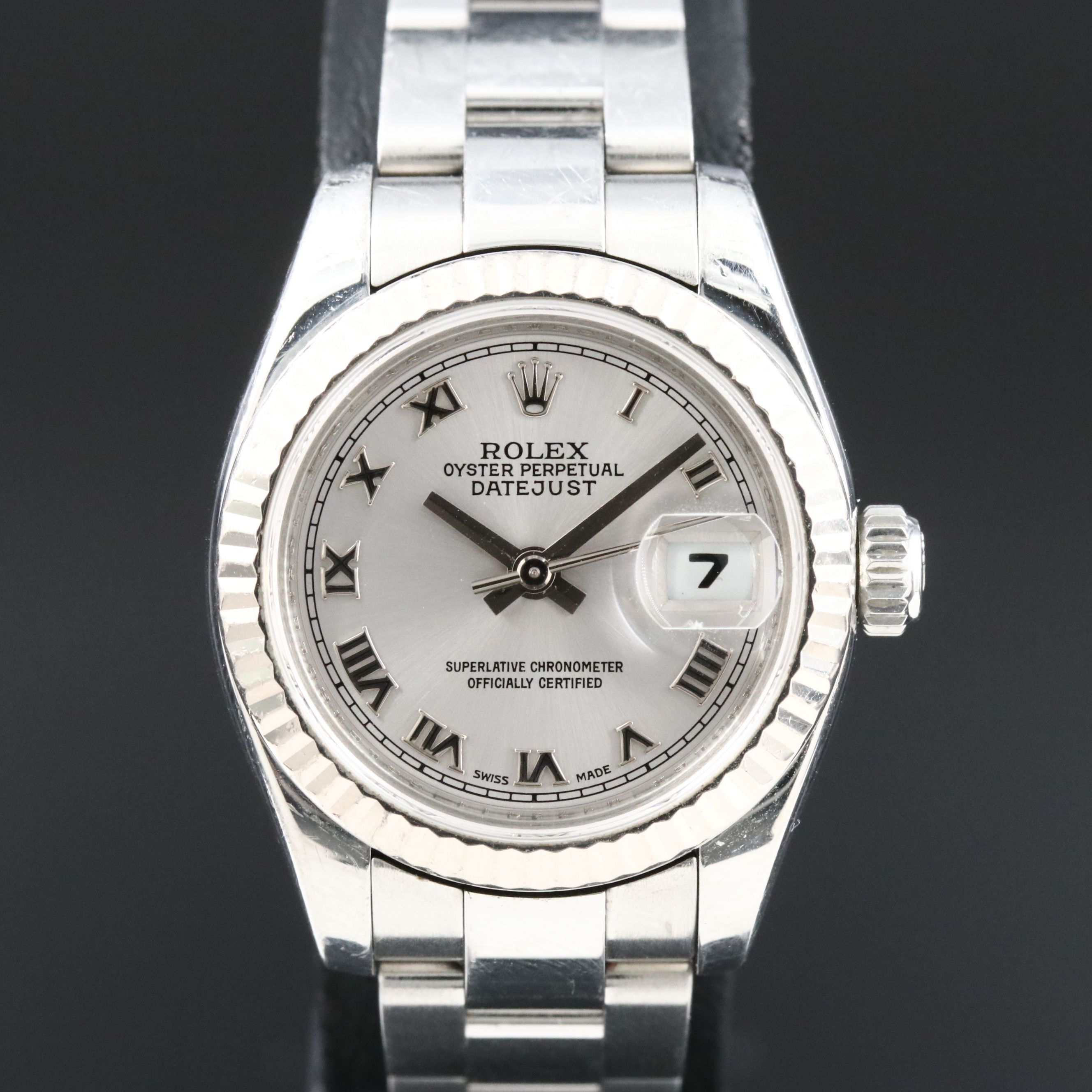 Rolex Datejust 26 Roman Numeral 179174 Watch c.2007