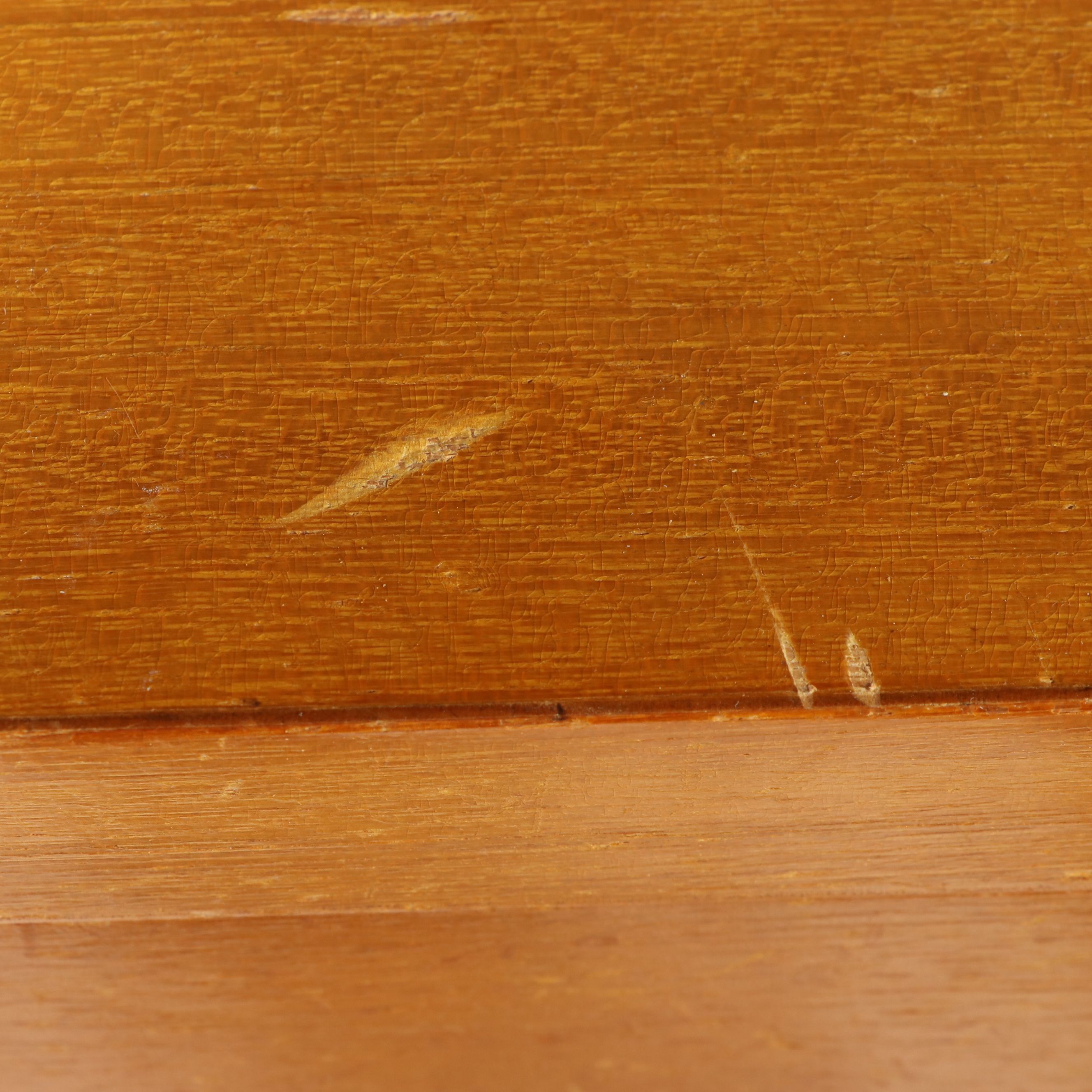 Pair of Mid Century Modern Sculpted Front Nightstands