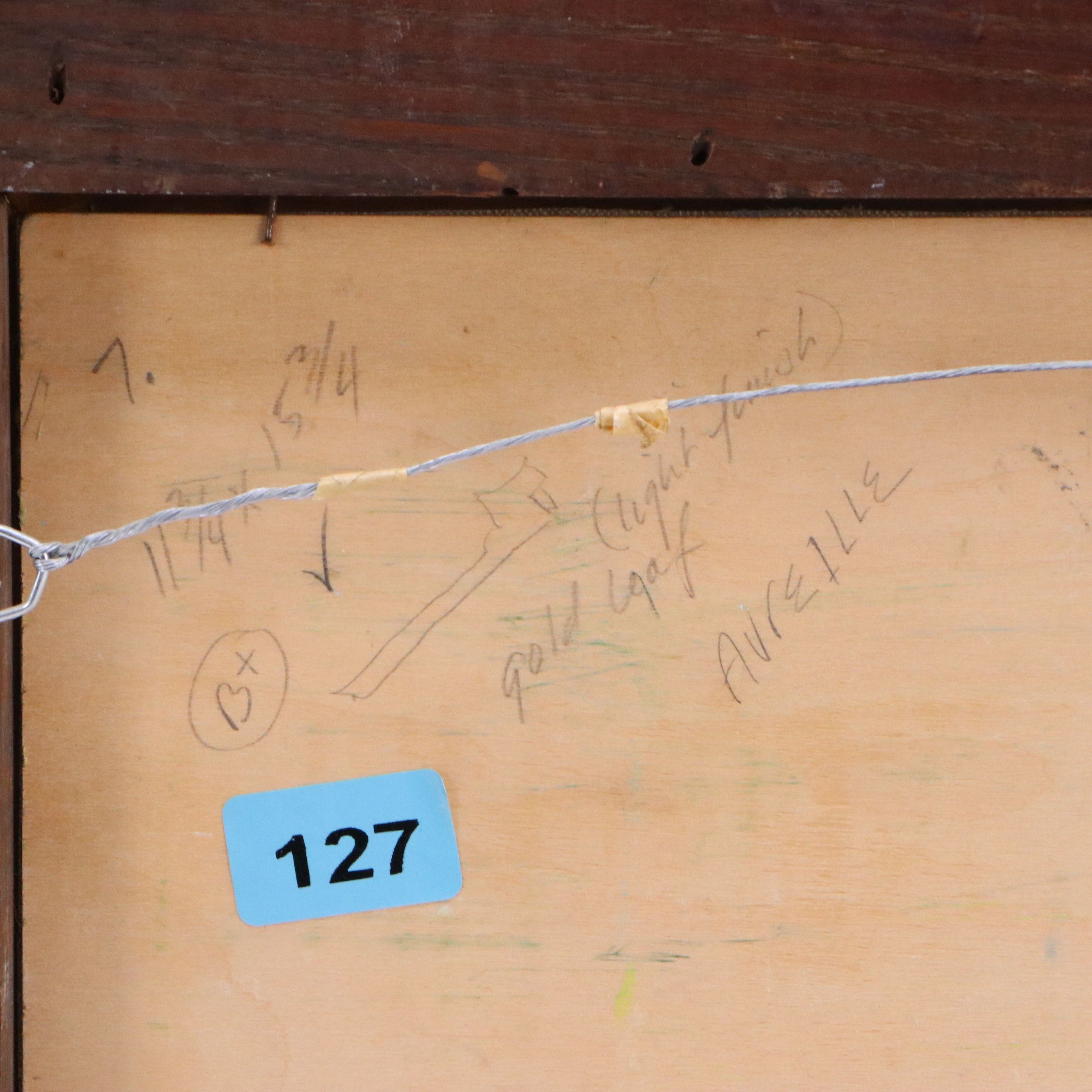 Mediterranean Landscape Oil Painting, Late 20th Century