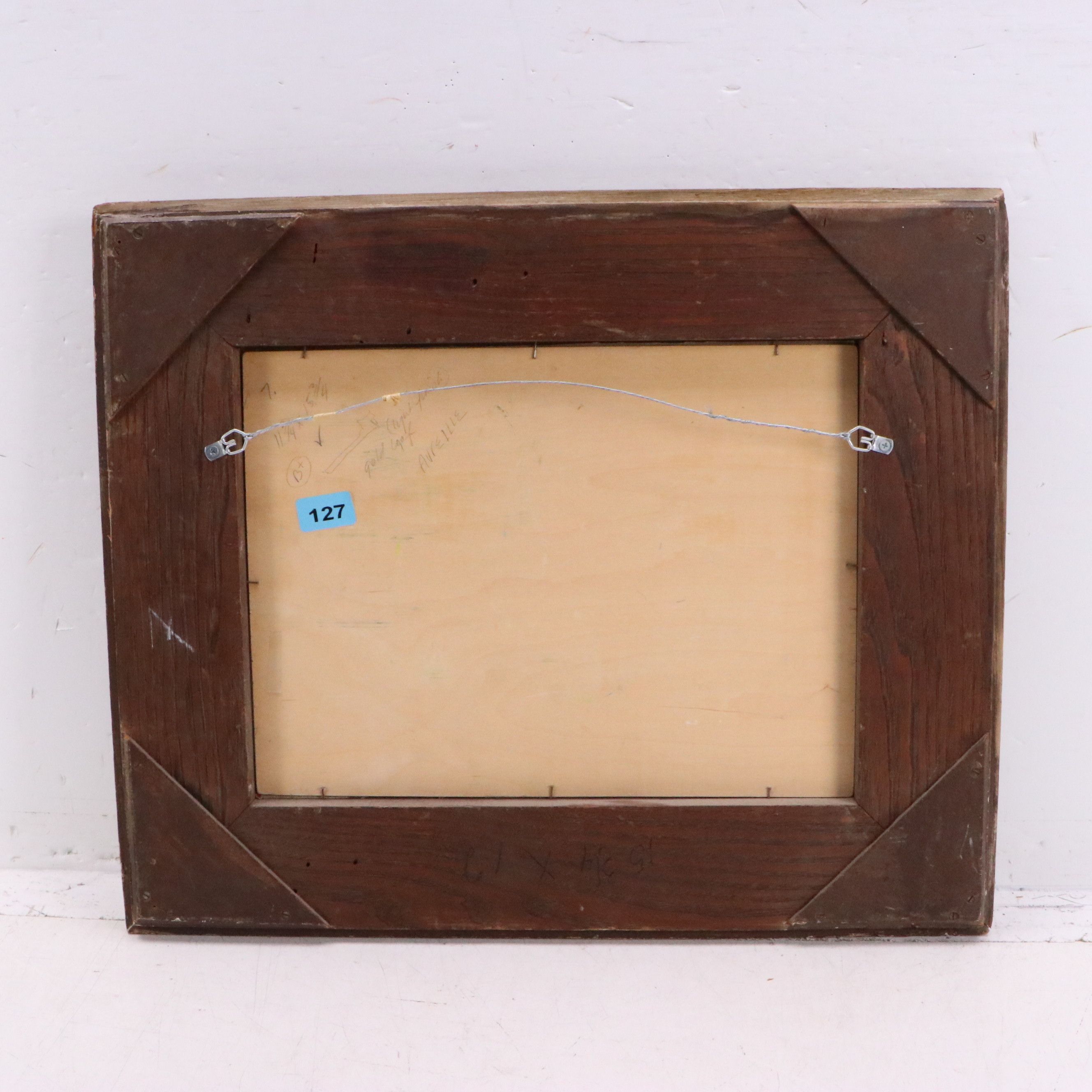 Mediterranean Landscape Oil Painting, Late 20th Century