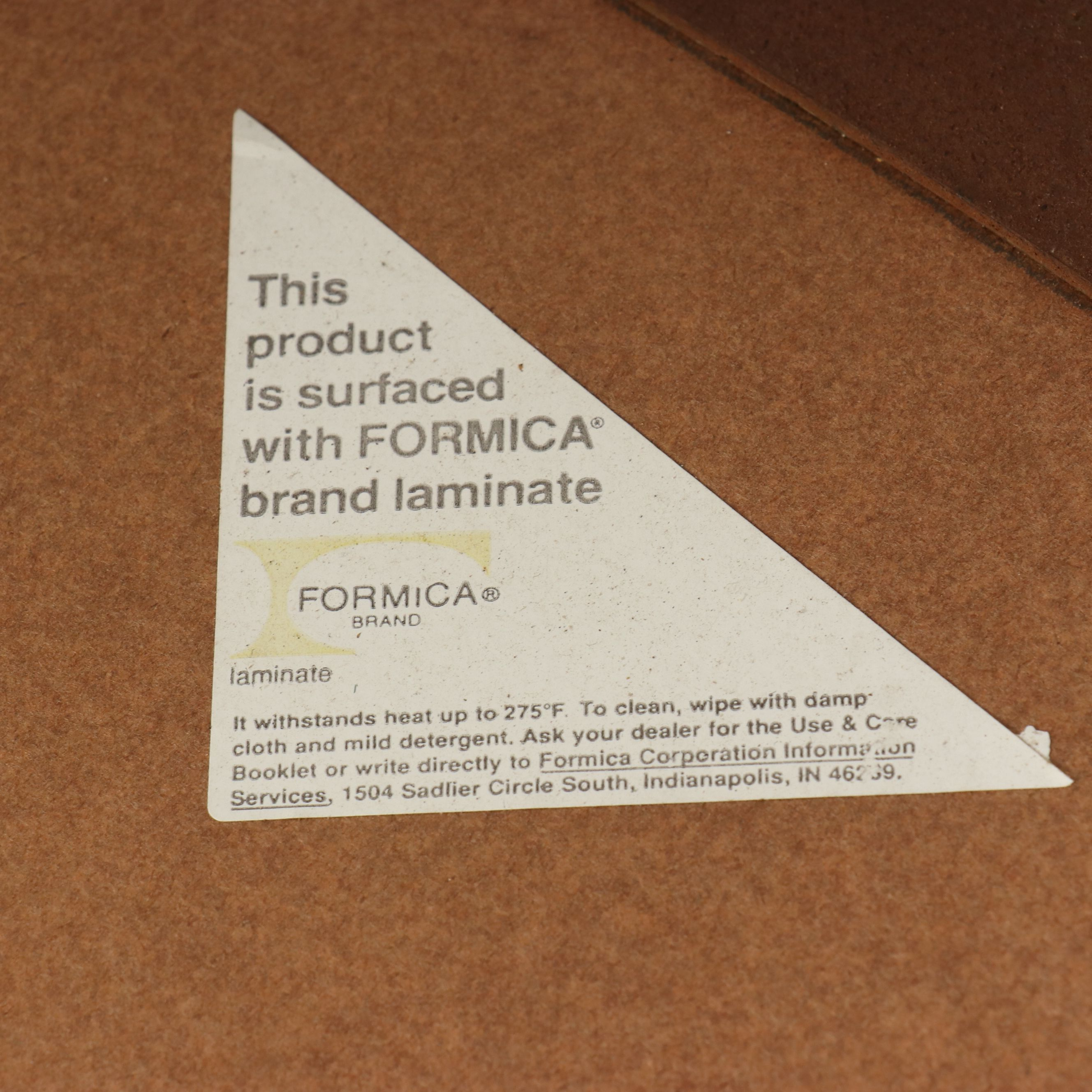 Mid Century Modern White Formica X-Base Drop-Leaf Table, 1960s