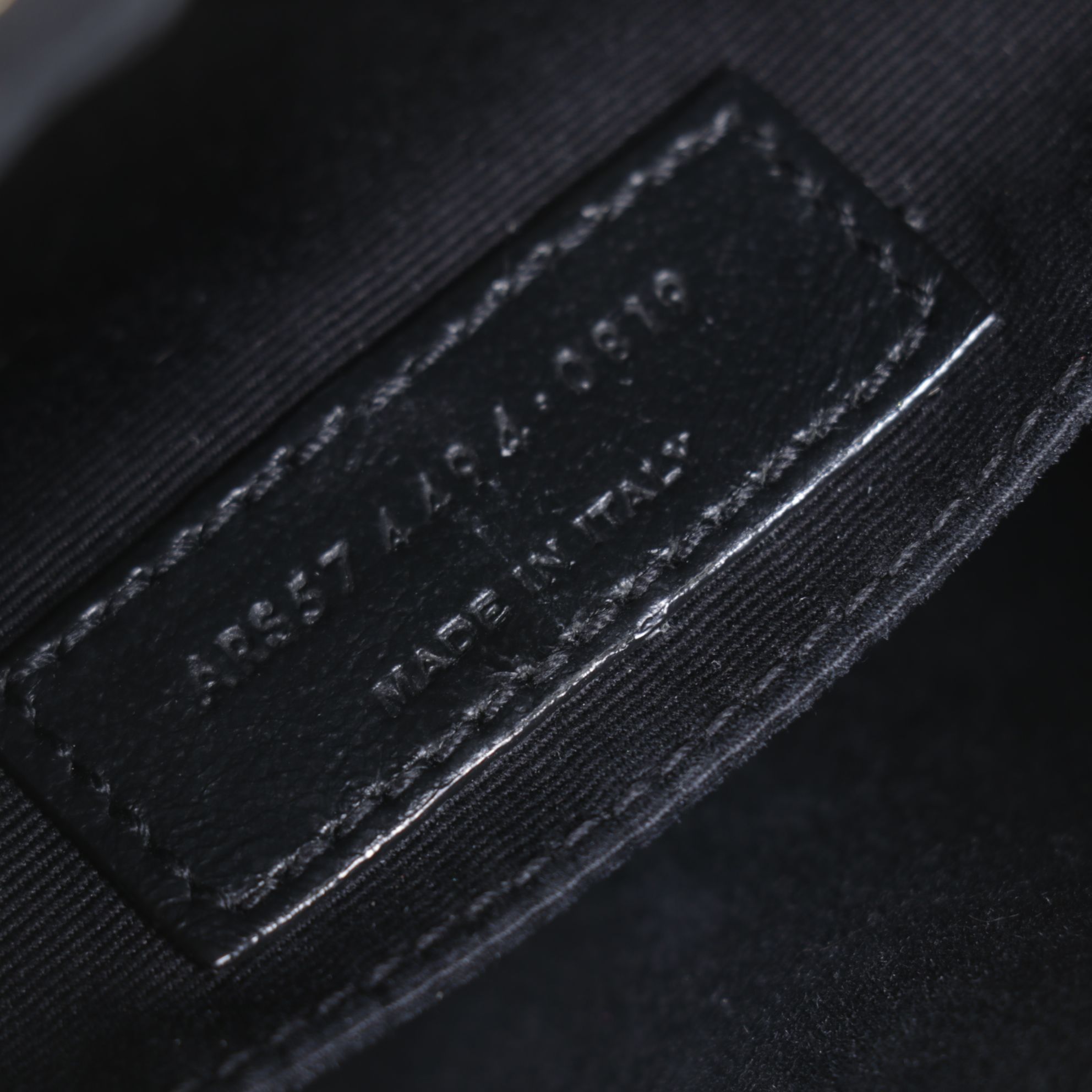 Yves Saint Laurent Lou Camera Bag in Black Matelassé Chevron Leather