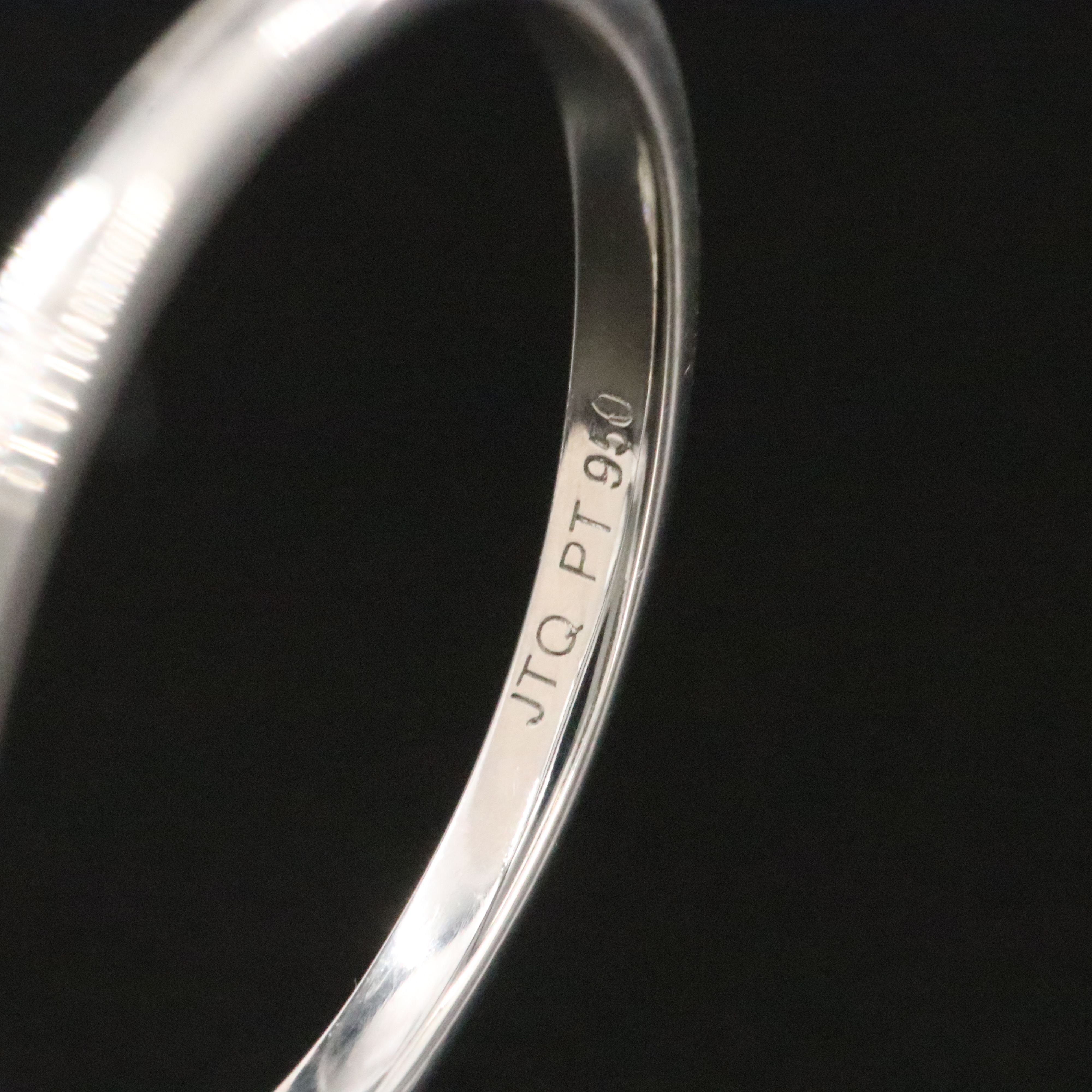 Platinum 3.32 CT Lab Grown Diamond Solitaire Ring