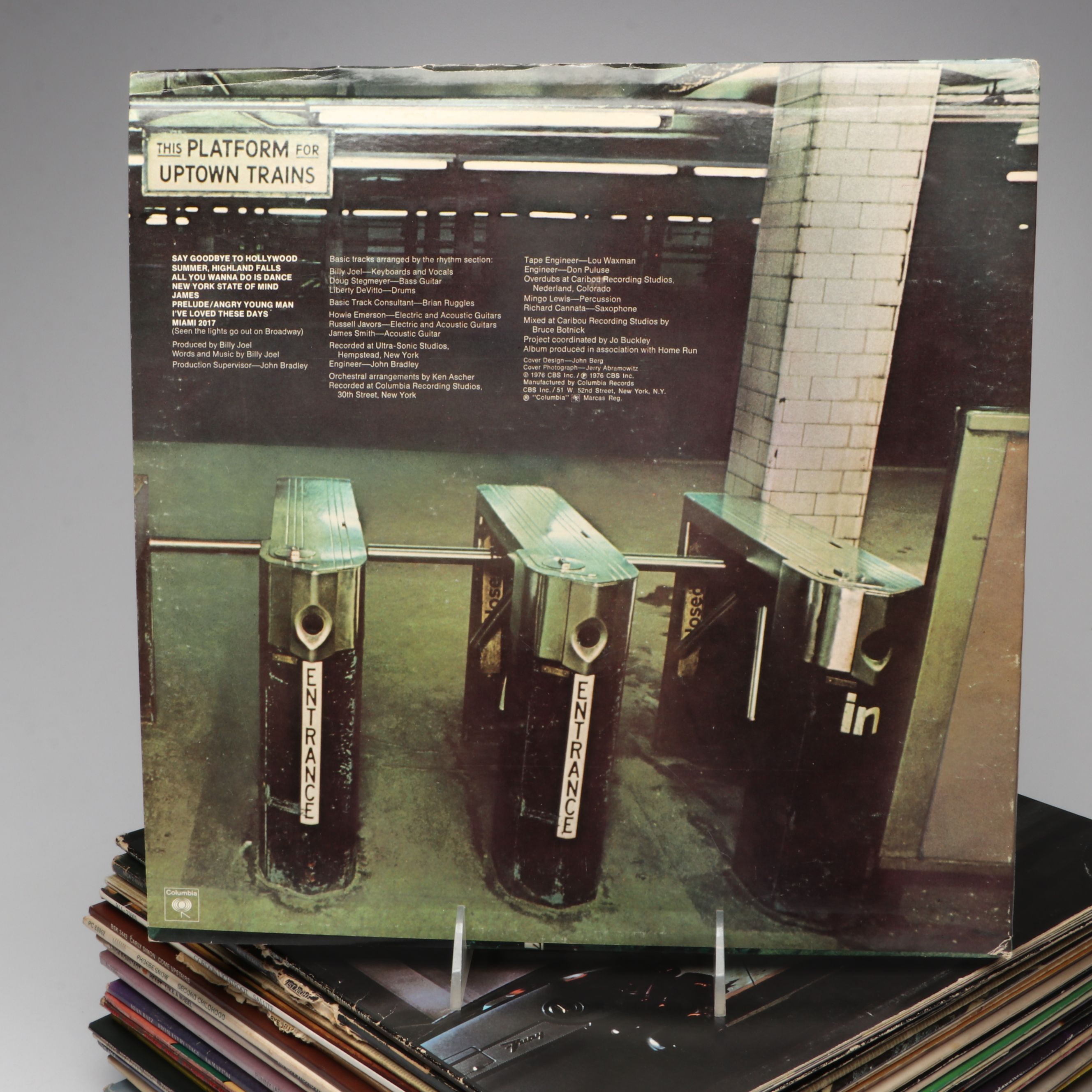 Elton John, Emmylou Harris, Billy Joel and Other Vinyl Record Albums