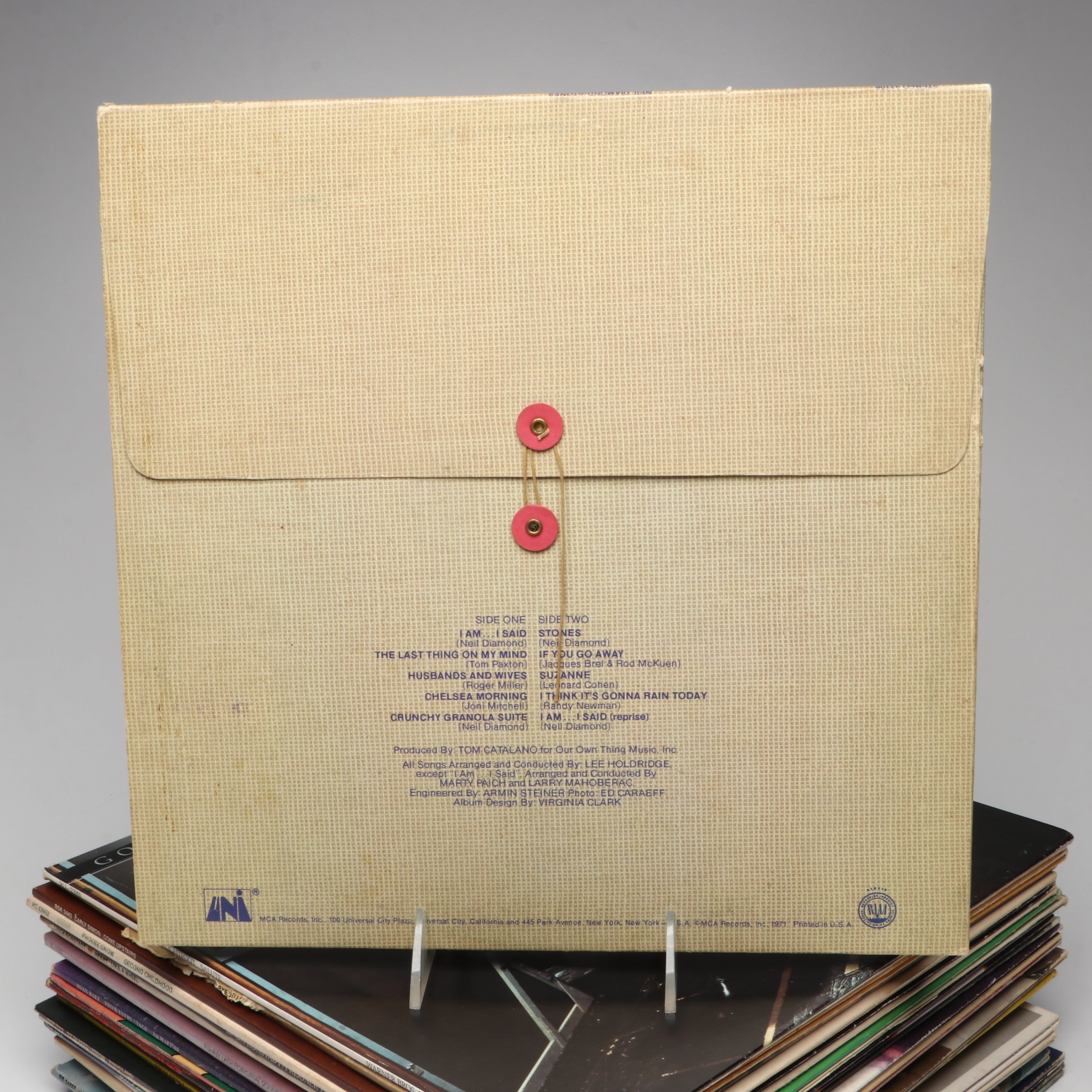 Elton John, Emmylou Harris, Billy Joel and Other Vinyl Record Albums