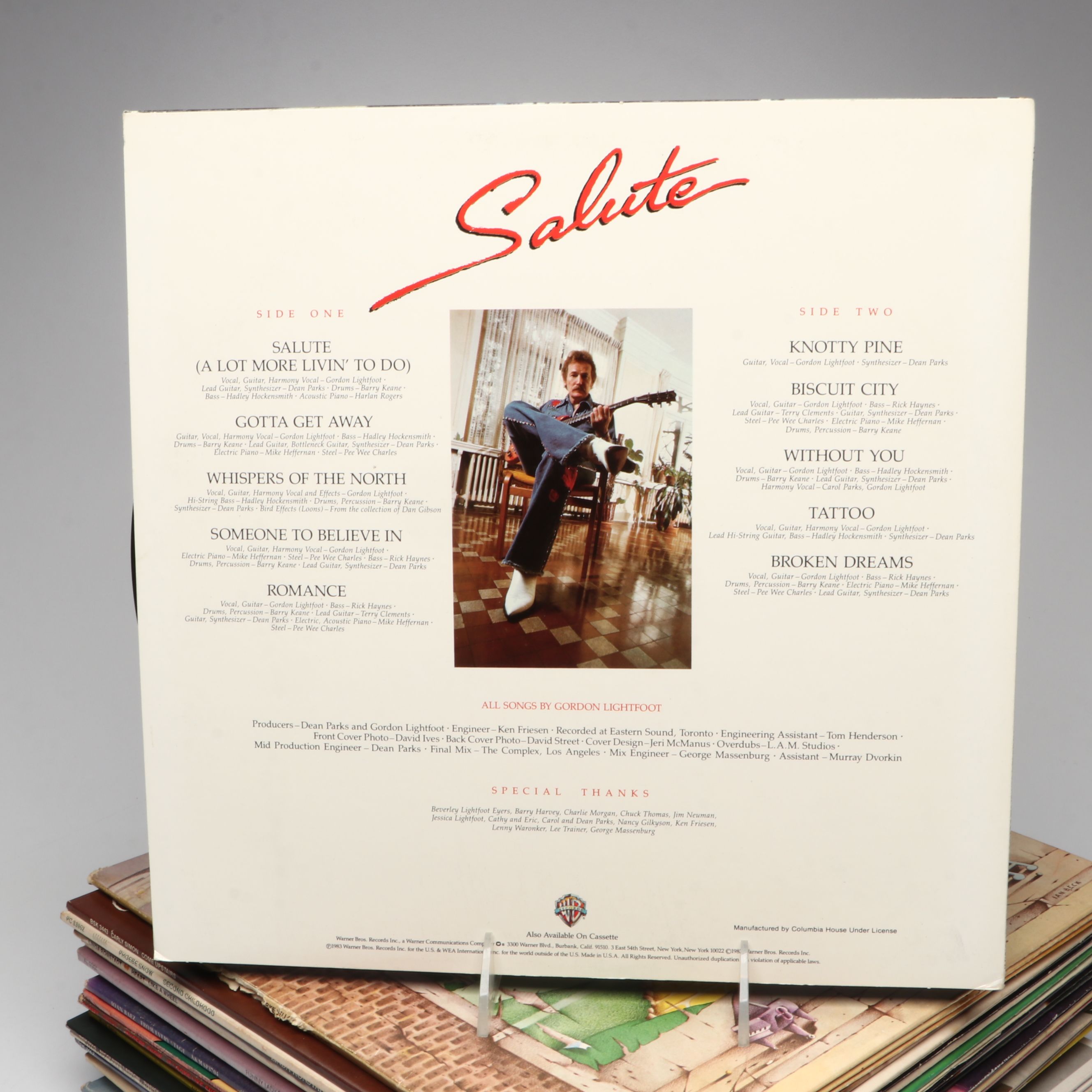 Elton John, Emmylou Harris, Billy Joel and Other Vinyl Record Albums