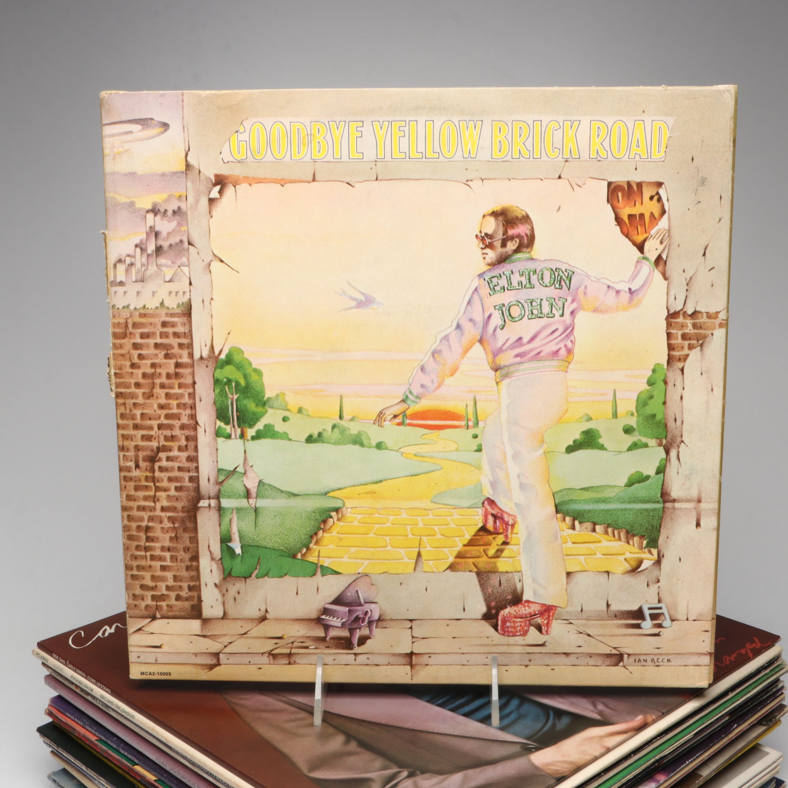 Elton John, Emmylou Harris, Billy Joel and Other Vinyl Record Albums