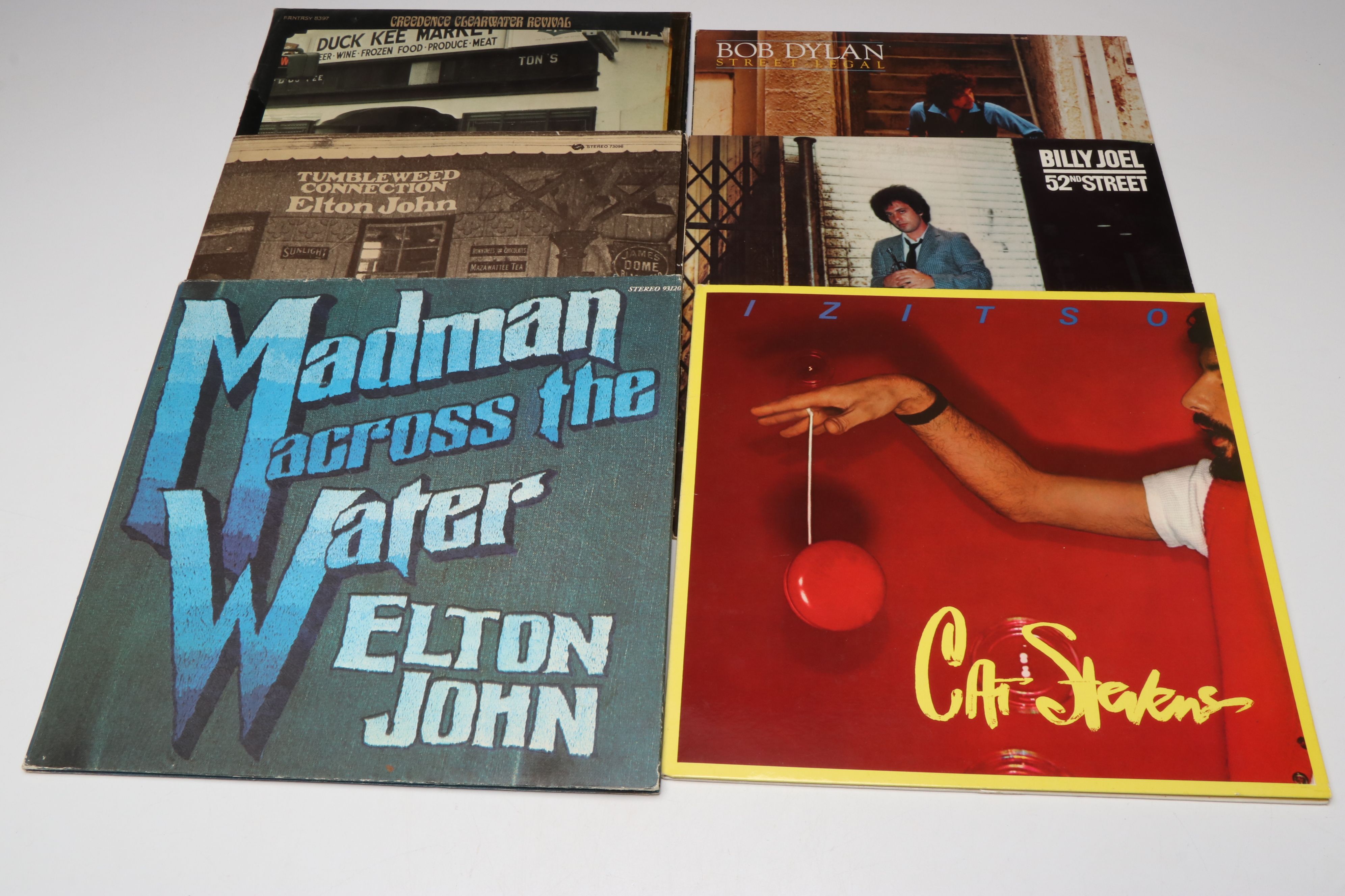 Elton John, Jethro Tull, Billy Joel and Other Vinyl Record Albums