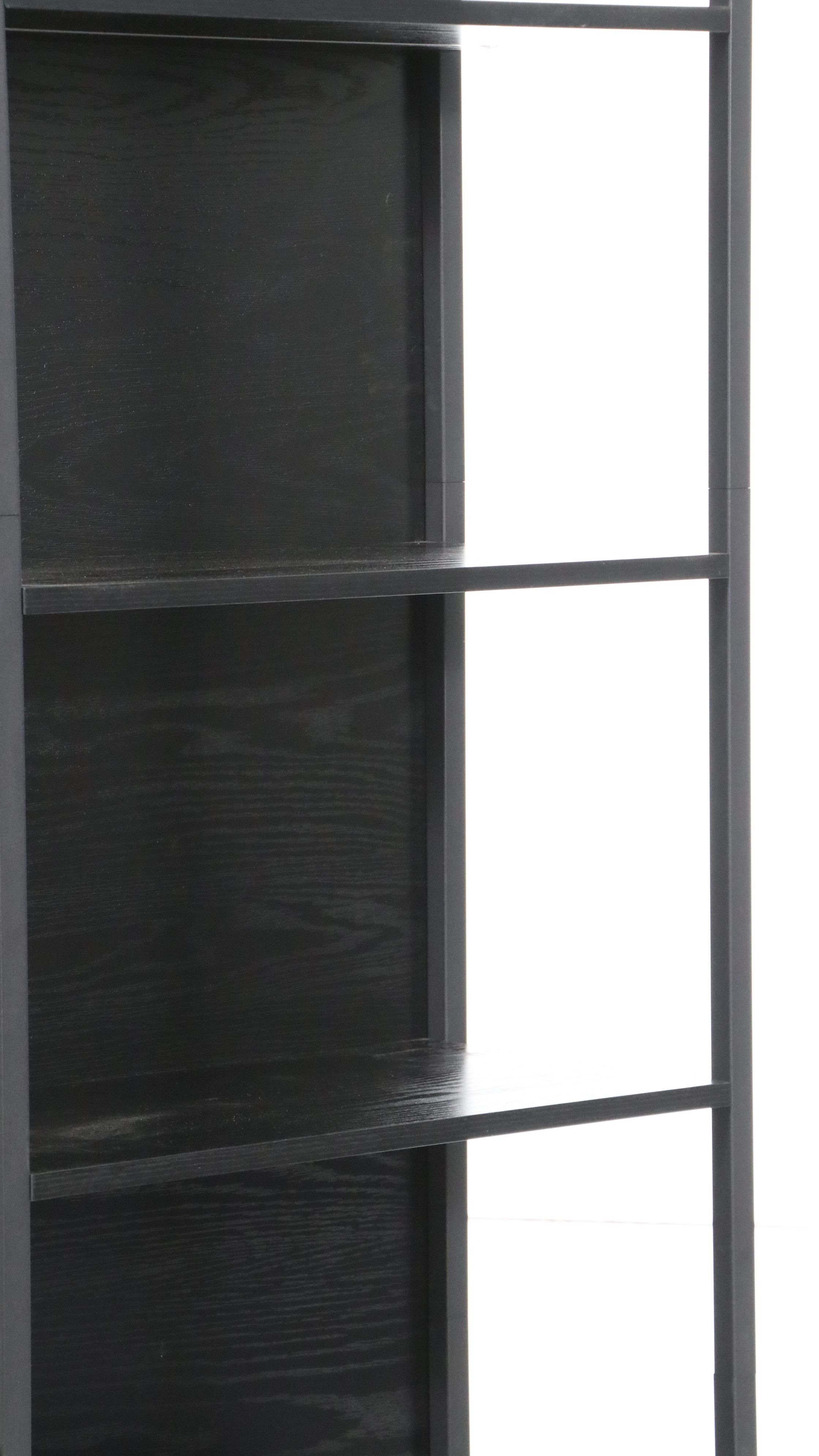 Contemporary Industrial Five-Shelf Illuminated Étagère
