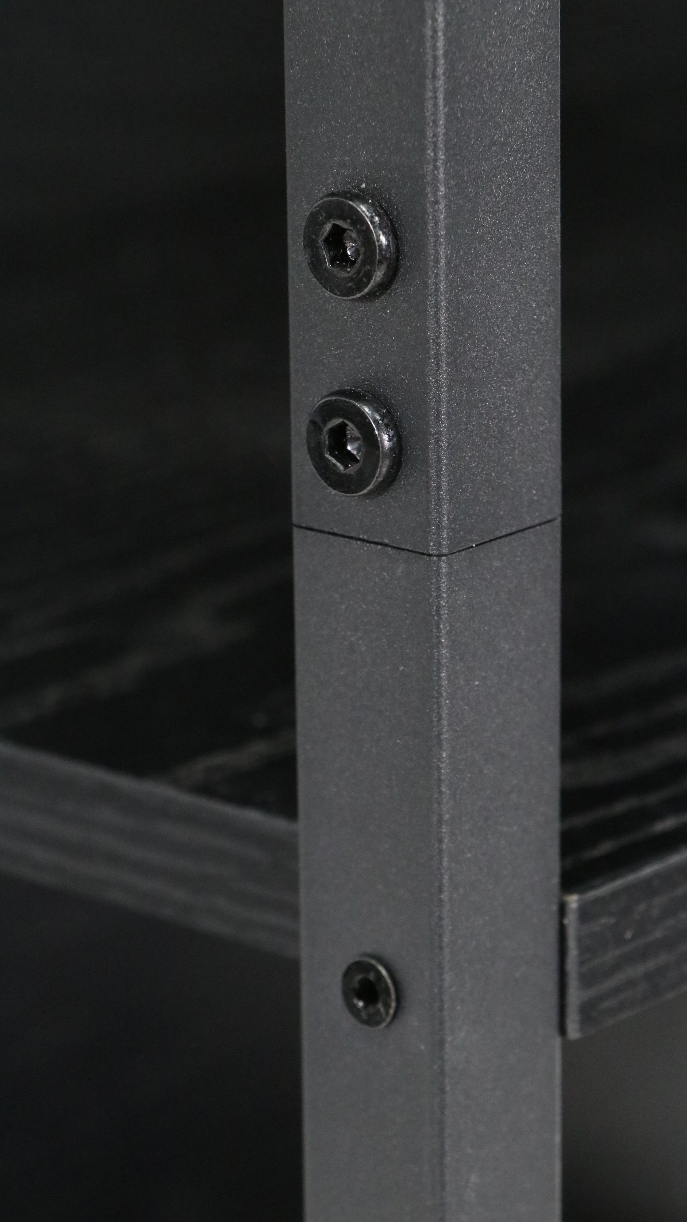 Contemporary Industrial Five-Shelf Illuminated Étagère