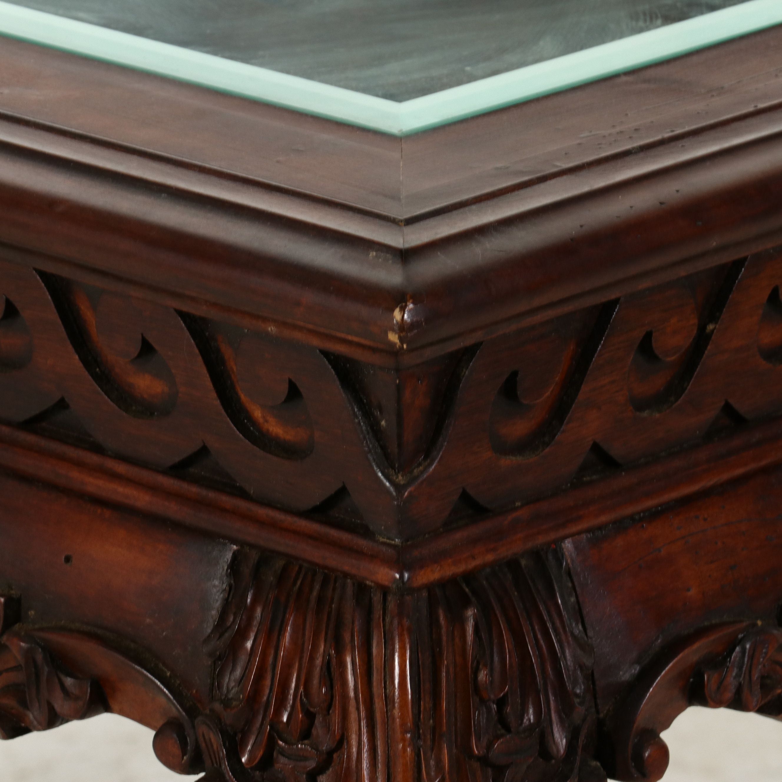 Chippendale Style Mahogany Sofa Table, Late 20th Century