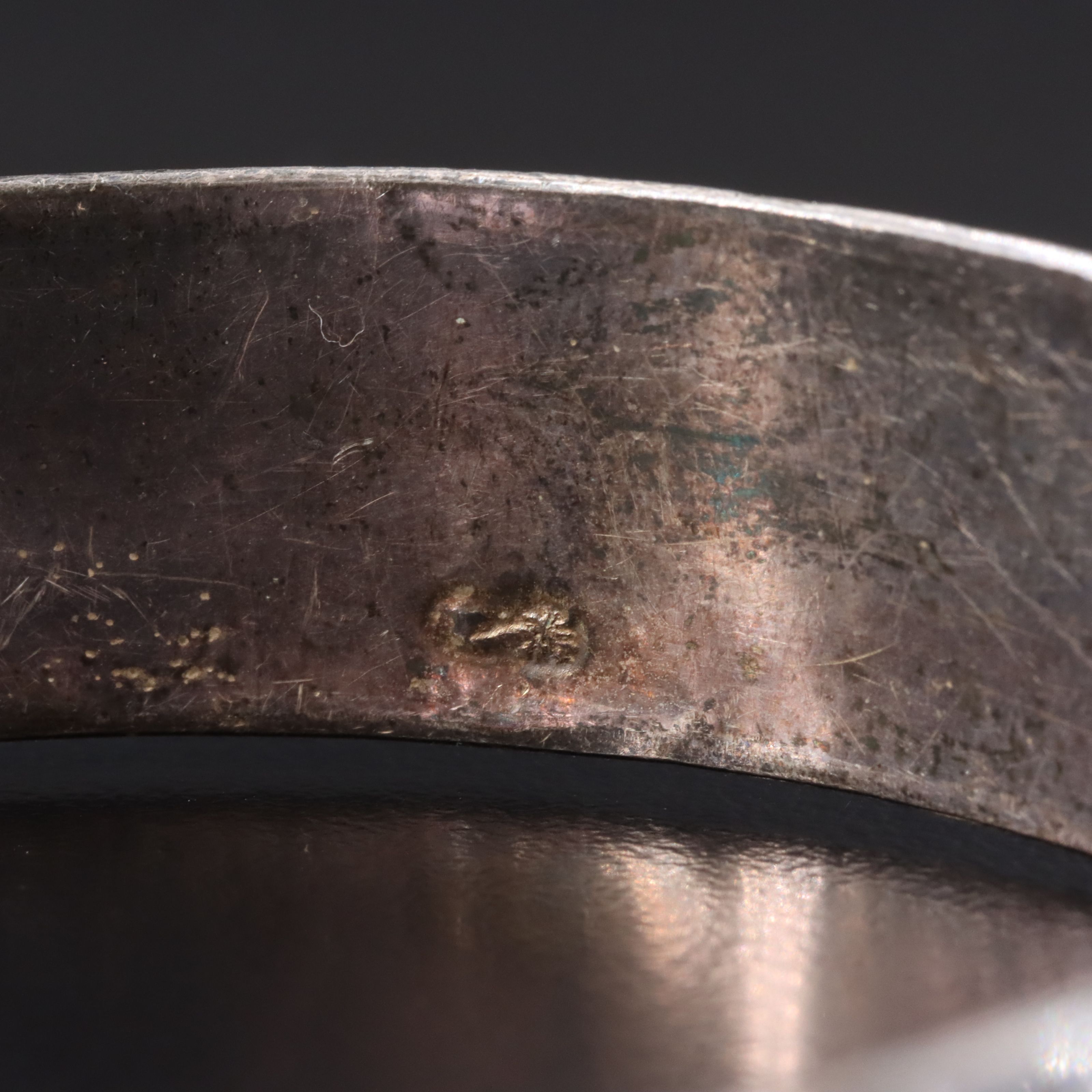 Sterling Champlevé Elephant Bangle