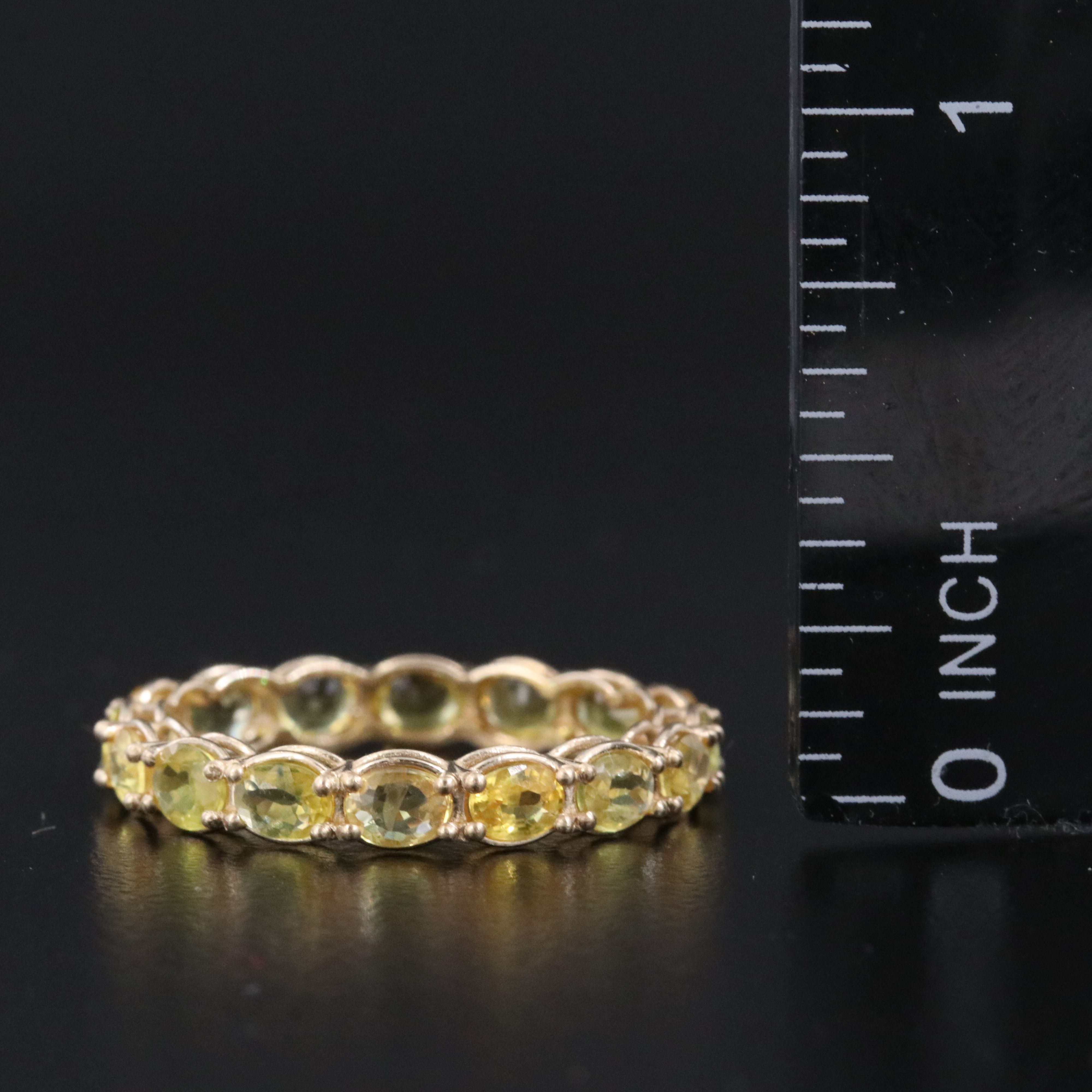 14K Sapphire Eternity Band