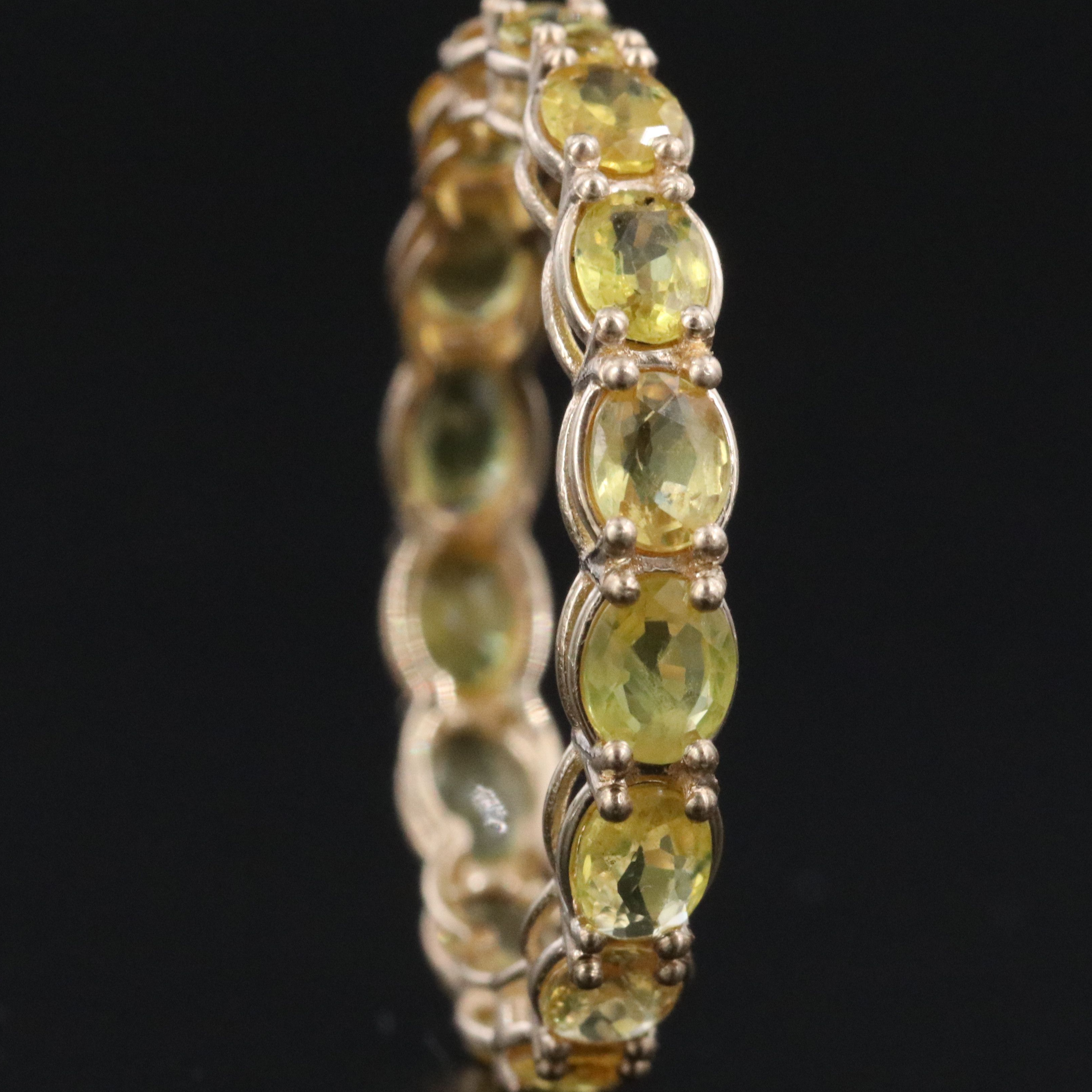 14K Sapphire Eternity Band