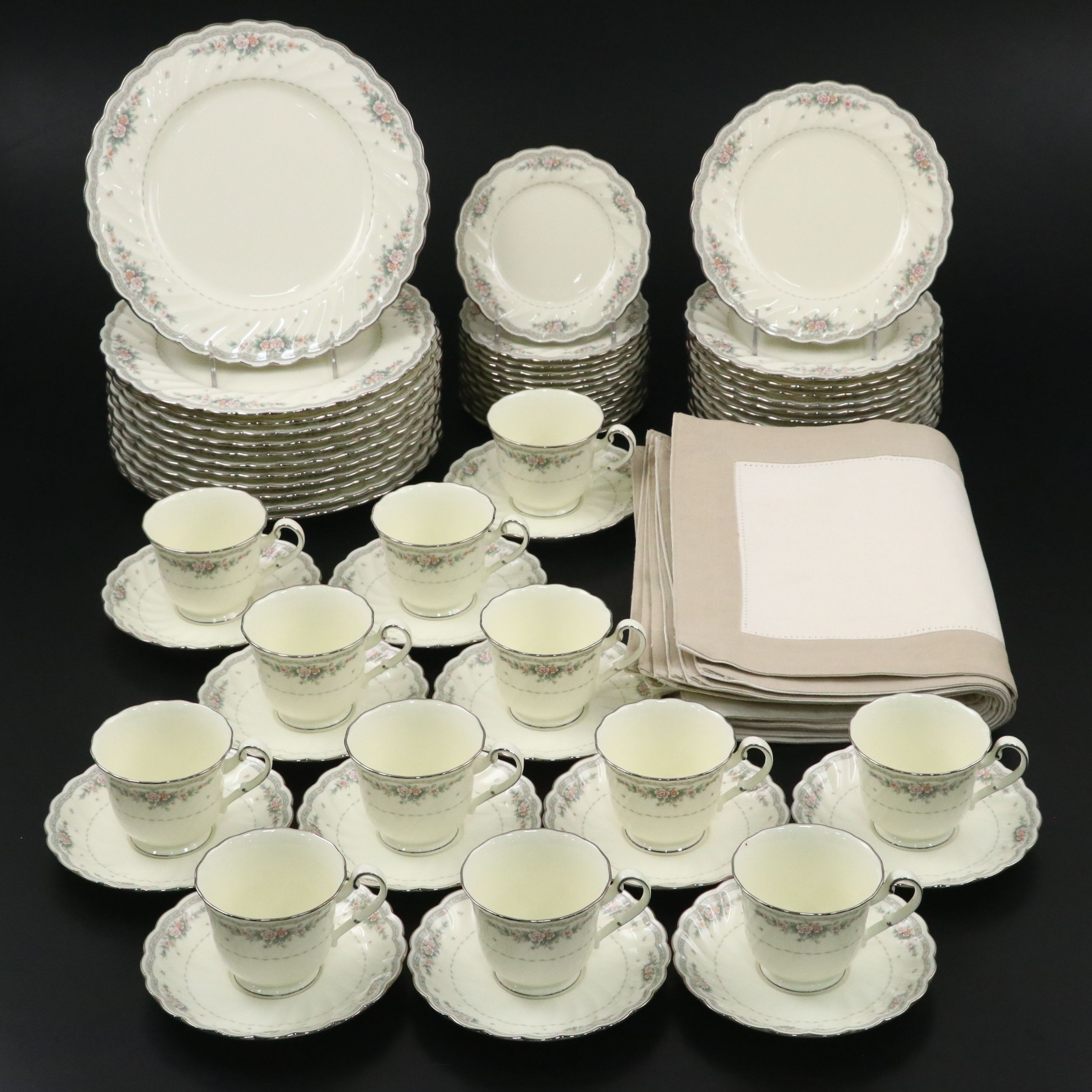 Noritake "Knottinghill" Floral Bone China Dinnerware with Other Placemats