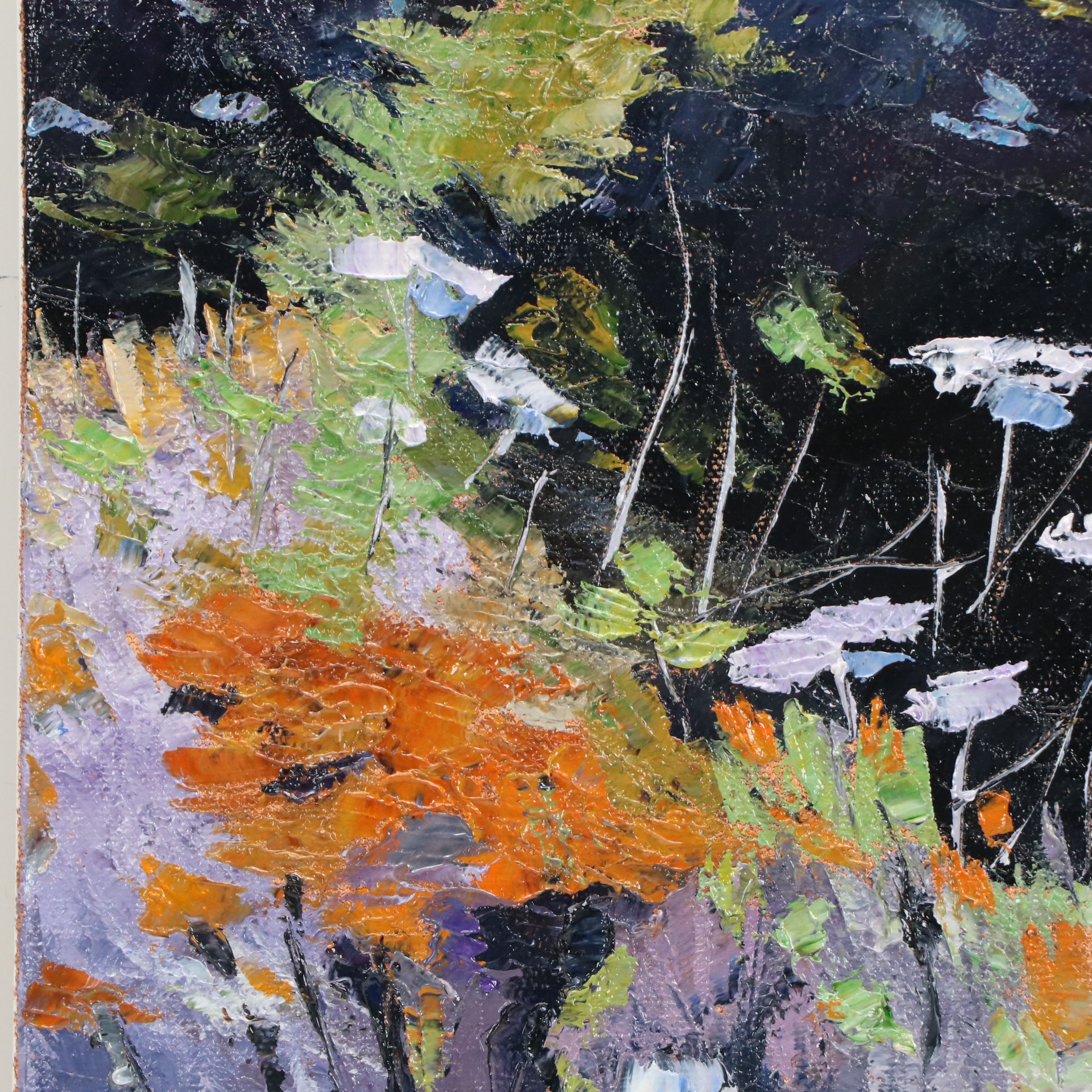 James Baldoumas Oil Painting "Wildflowers," 2026