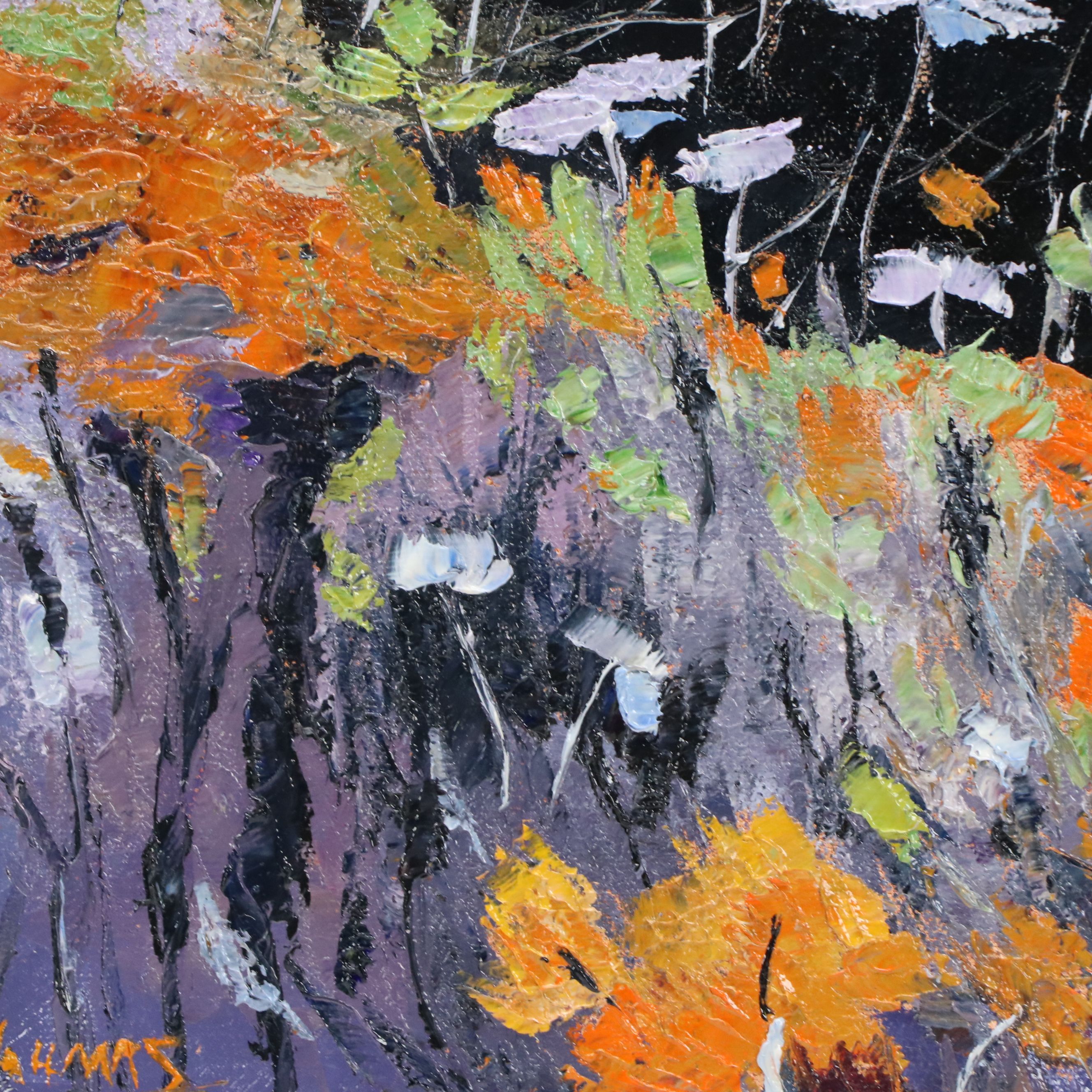 James Baldoumas Oil Painting "Wildflowers," 2026