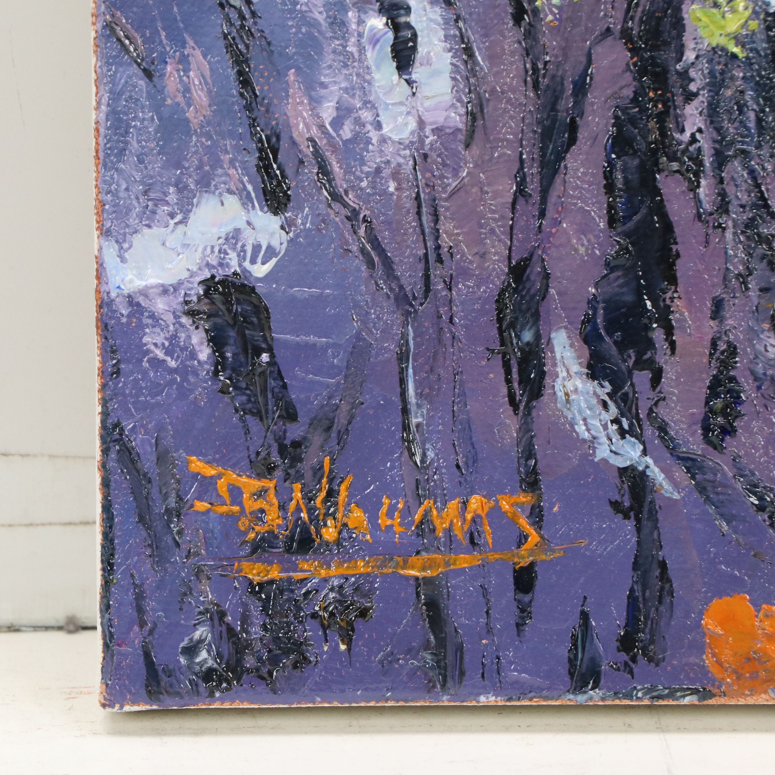 James Baldoumas Oil Painting "Wildflowers," 2026