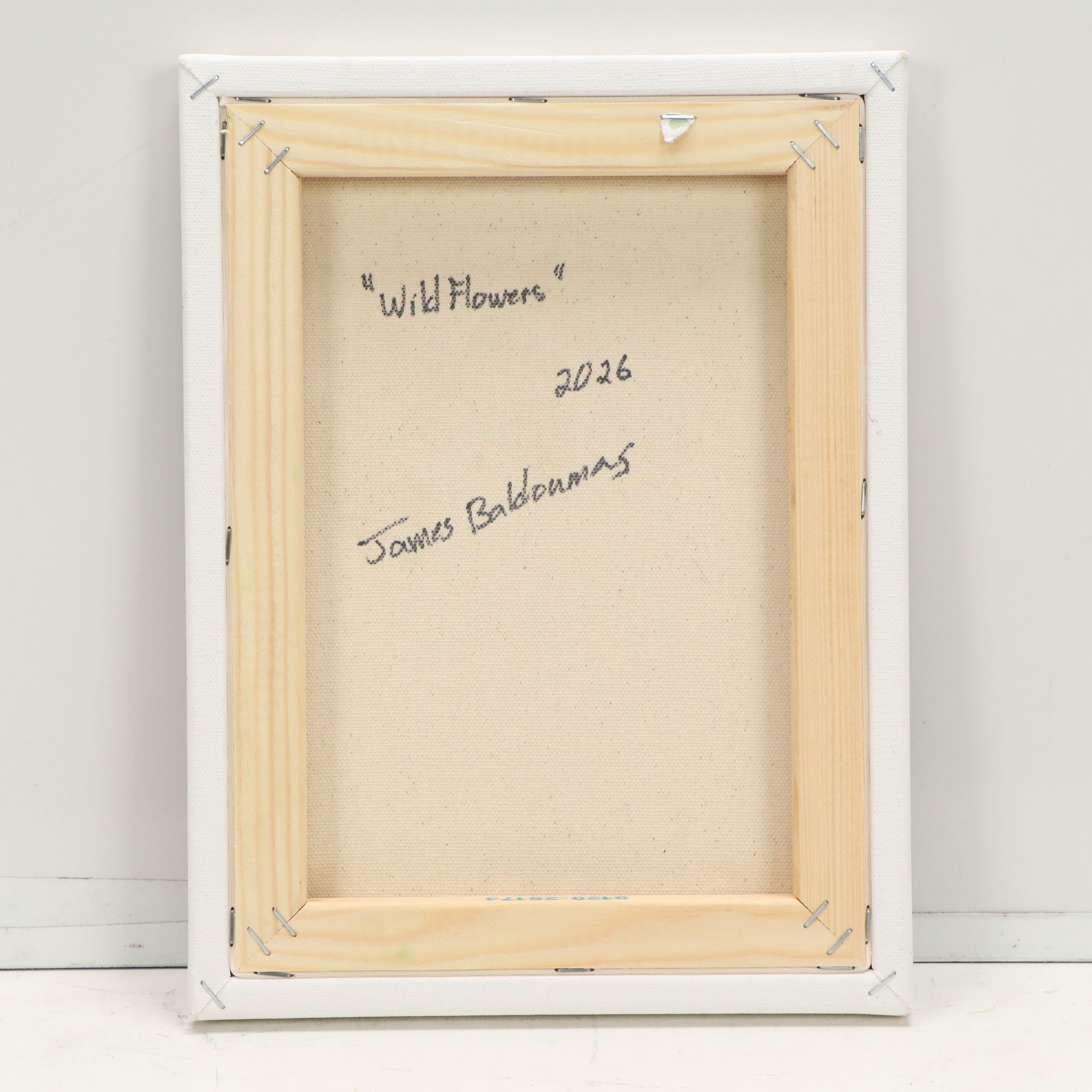 James Baldoumas Oil Painting "Wildflowers," 2026