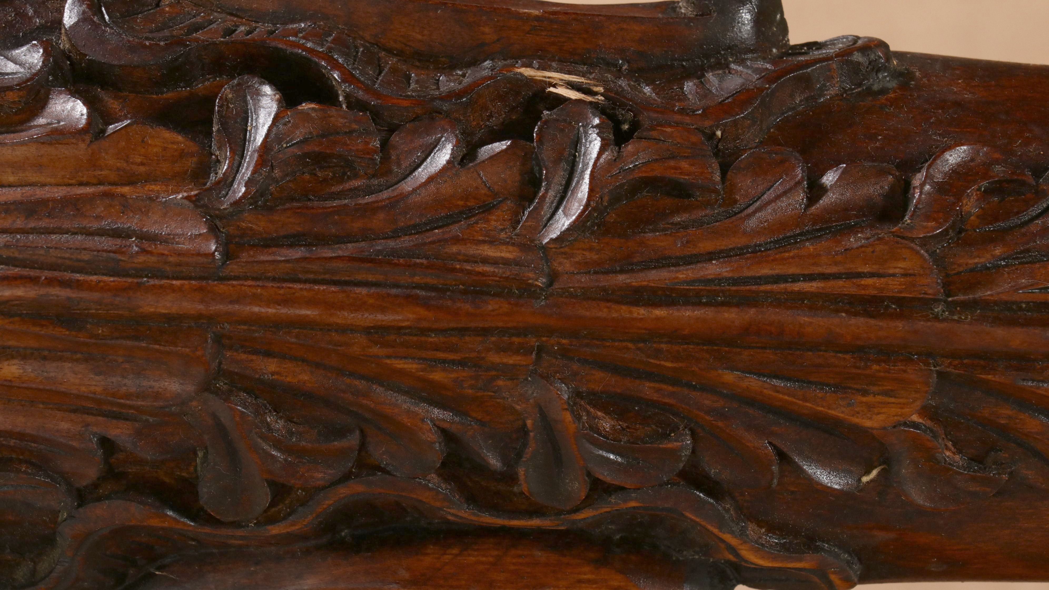 Chippendale Style Mahogany Sofa Table, Late 20th Century