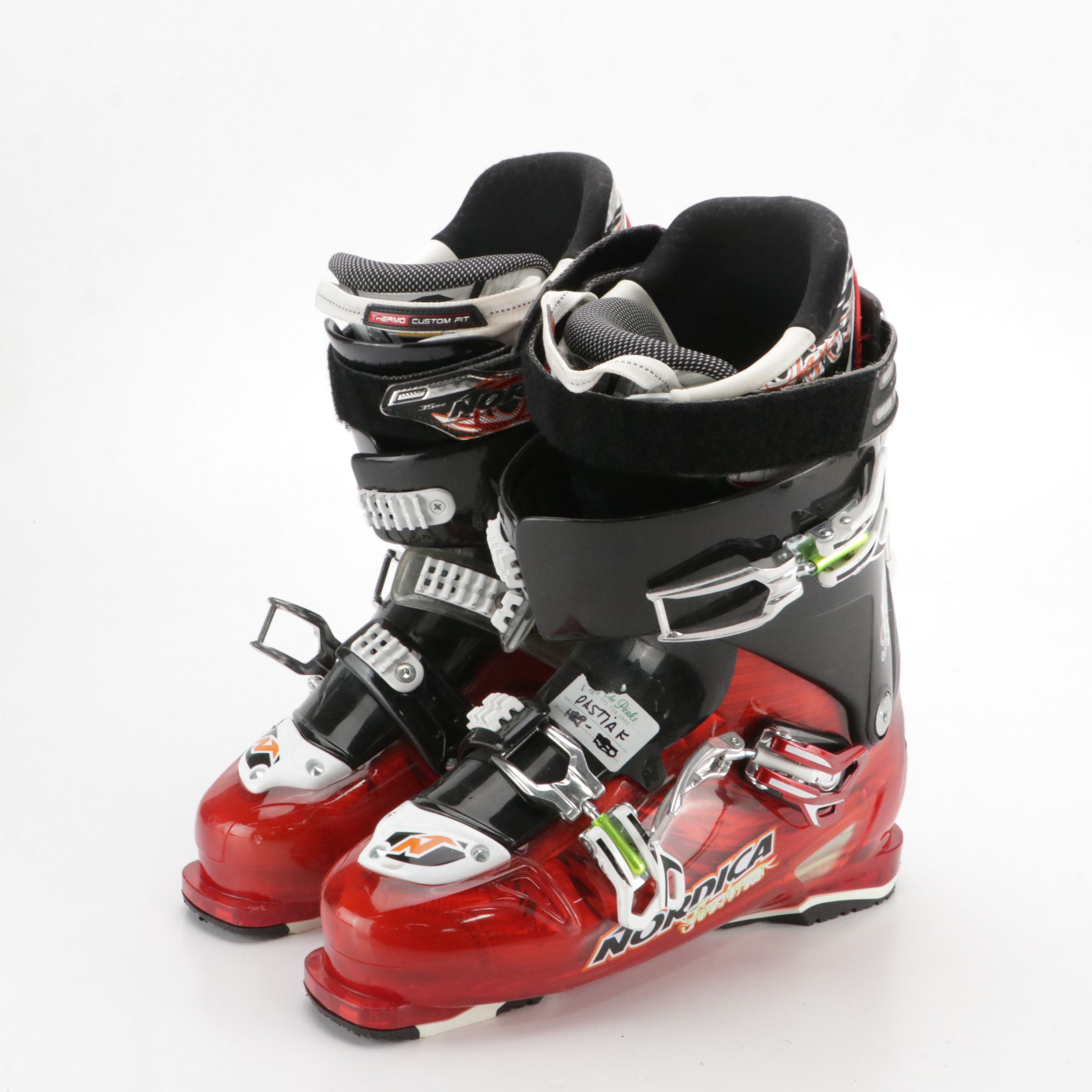 Nordica "Fire Arrow F3" Black and Red Ski Boots