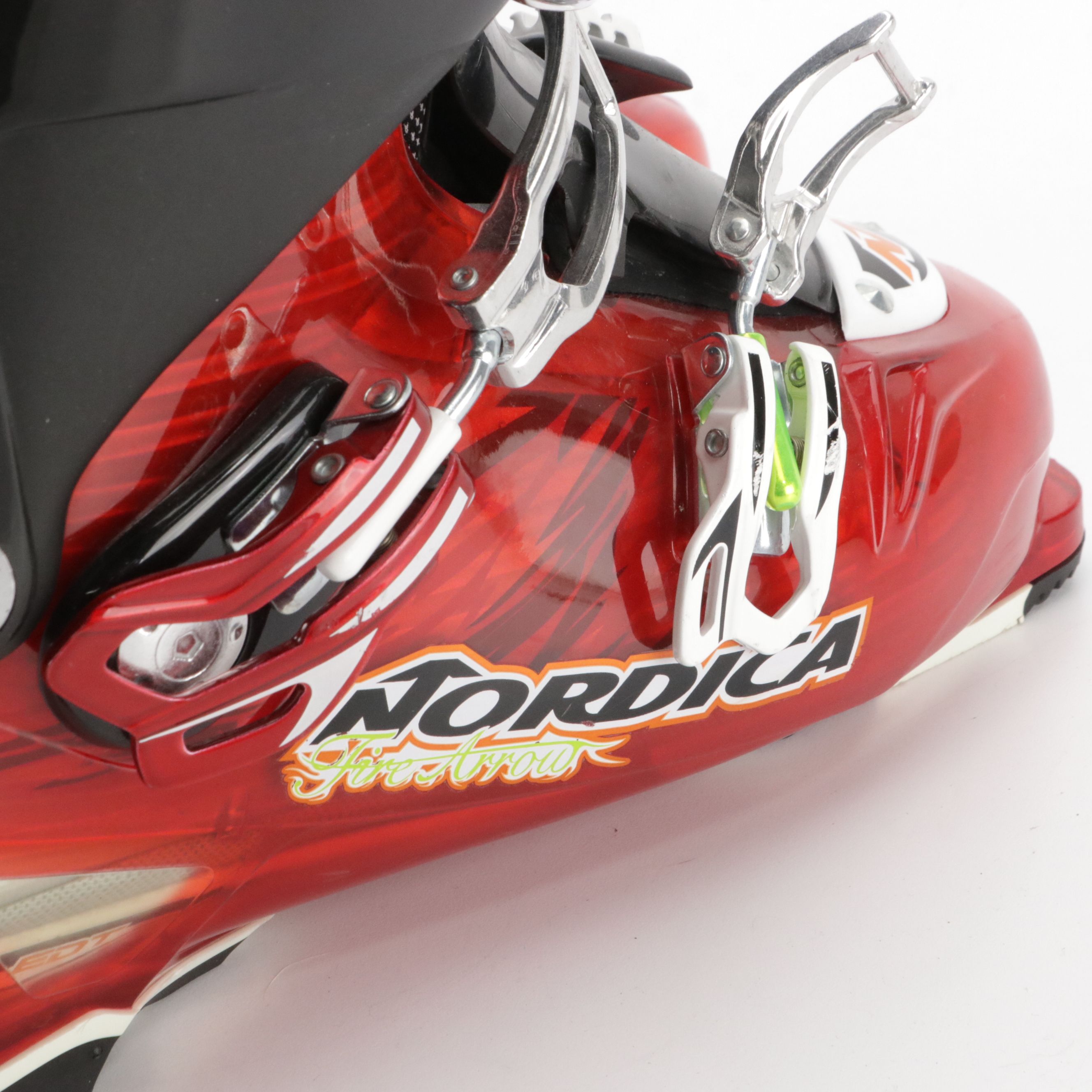 Nordica "Fire Arrow F3" Black and Red Ski Boots