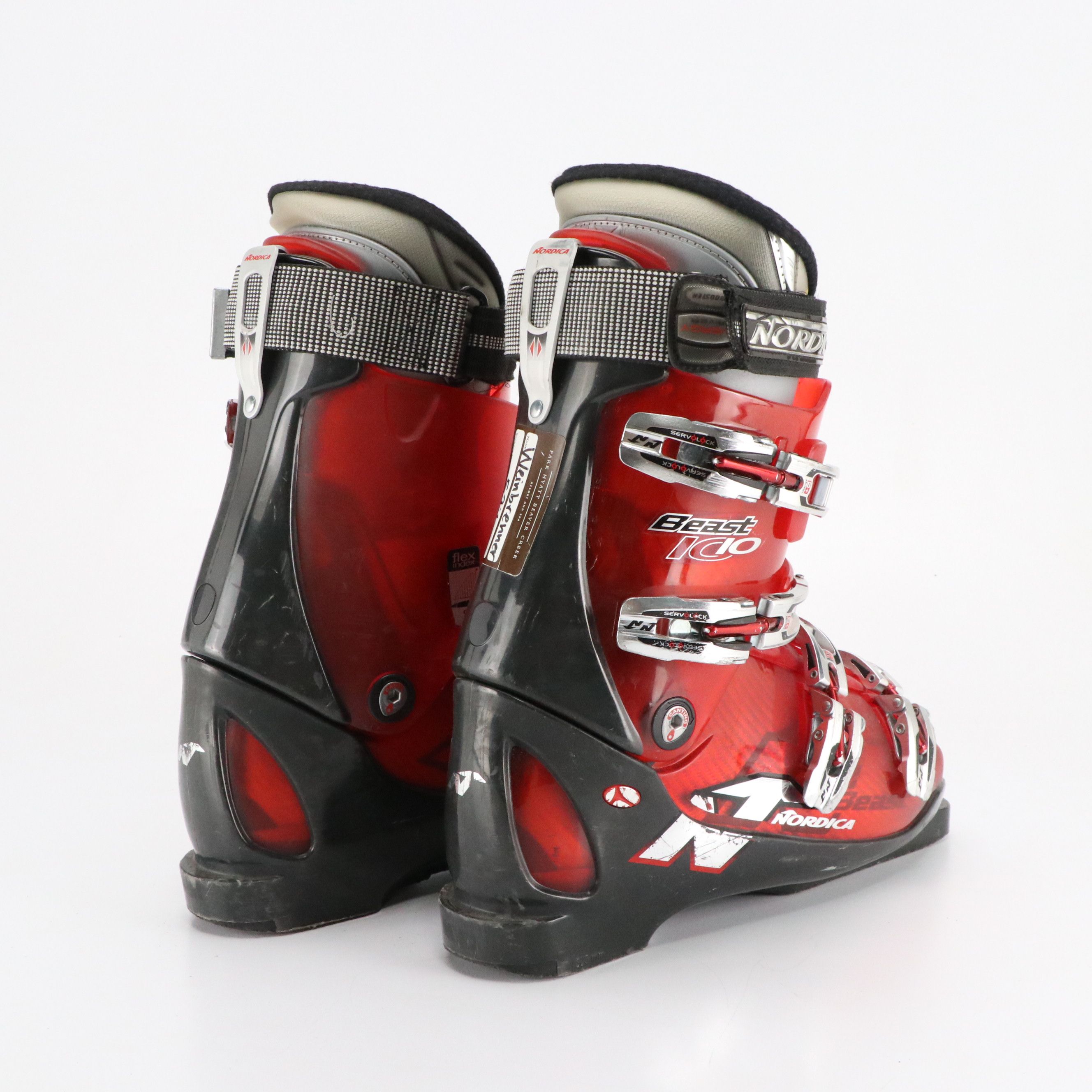 Nordica "Beast 10" Red Downhill Ski Boots