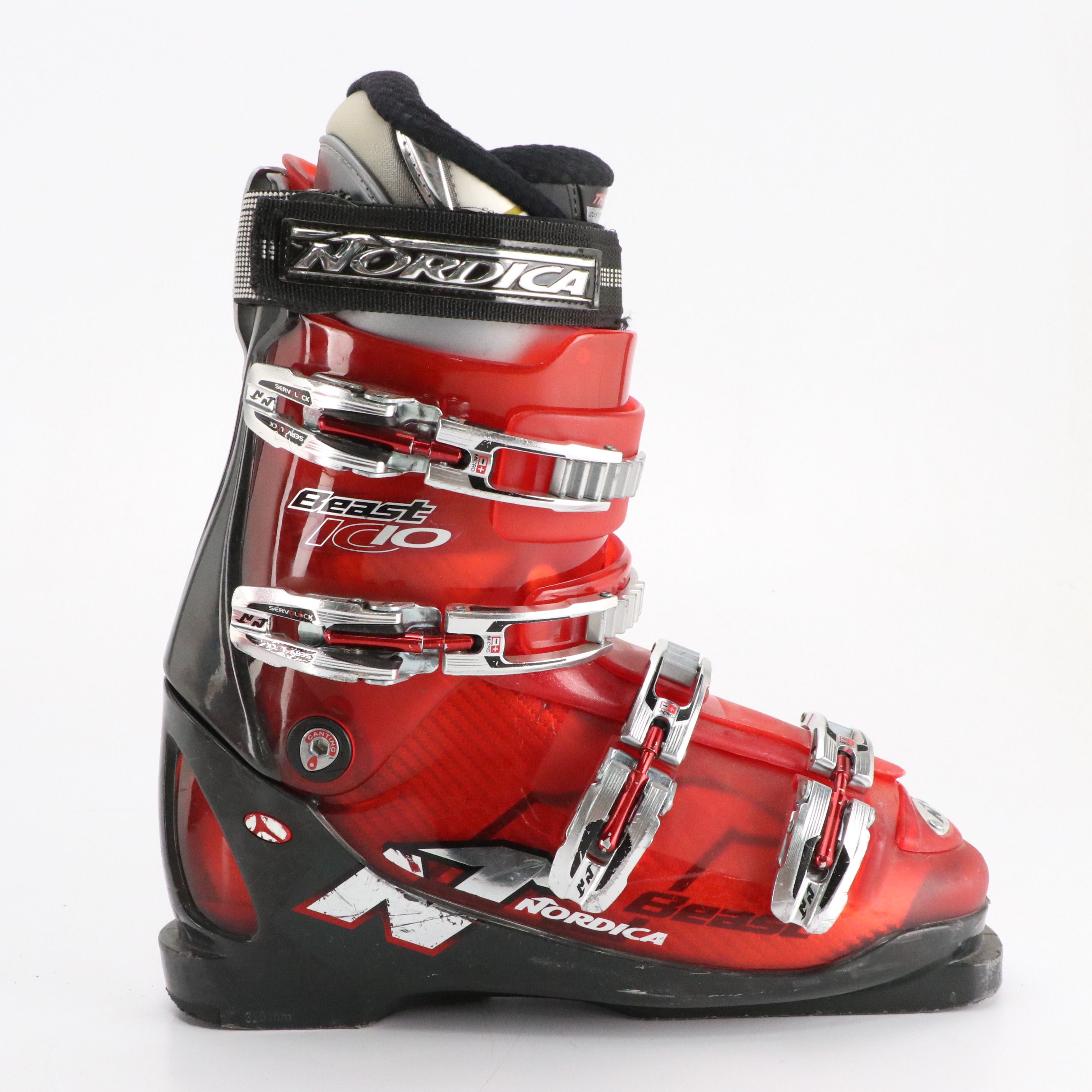 Nordica "Beast 10" Red Downhill Ski Boots