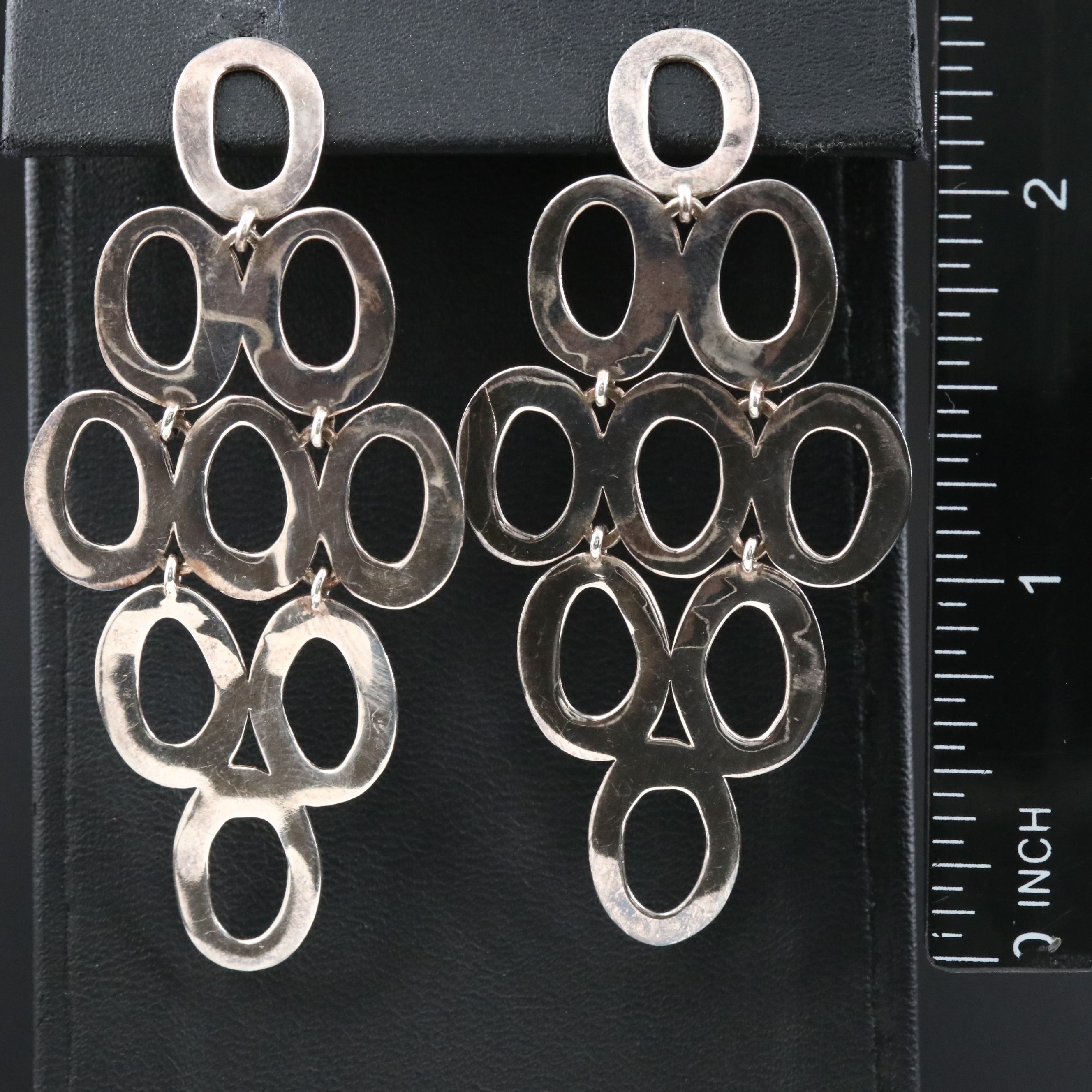 Ippolita Sterling Open Oval Cascade Earrings