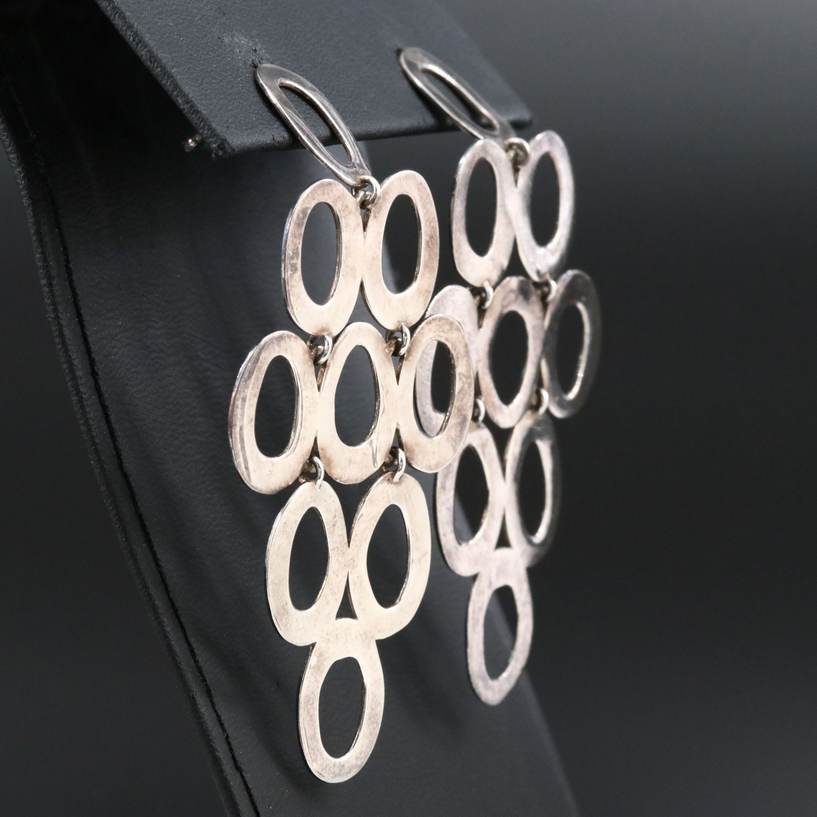 Ippolita Sterling Open Oval Cascade Earrings