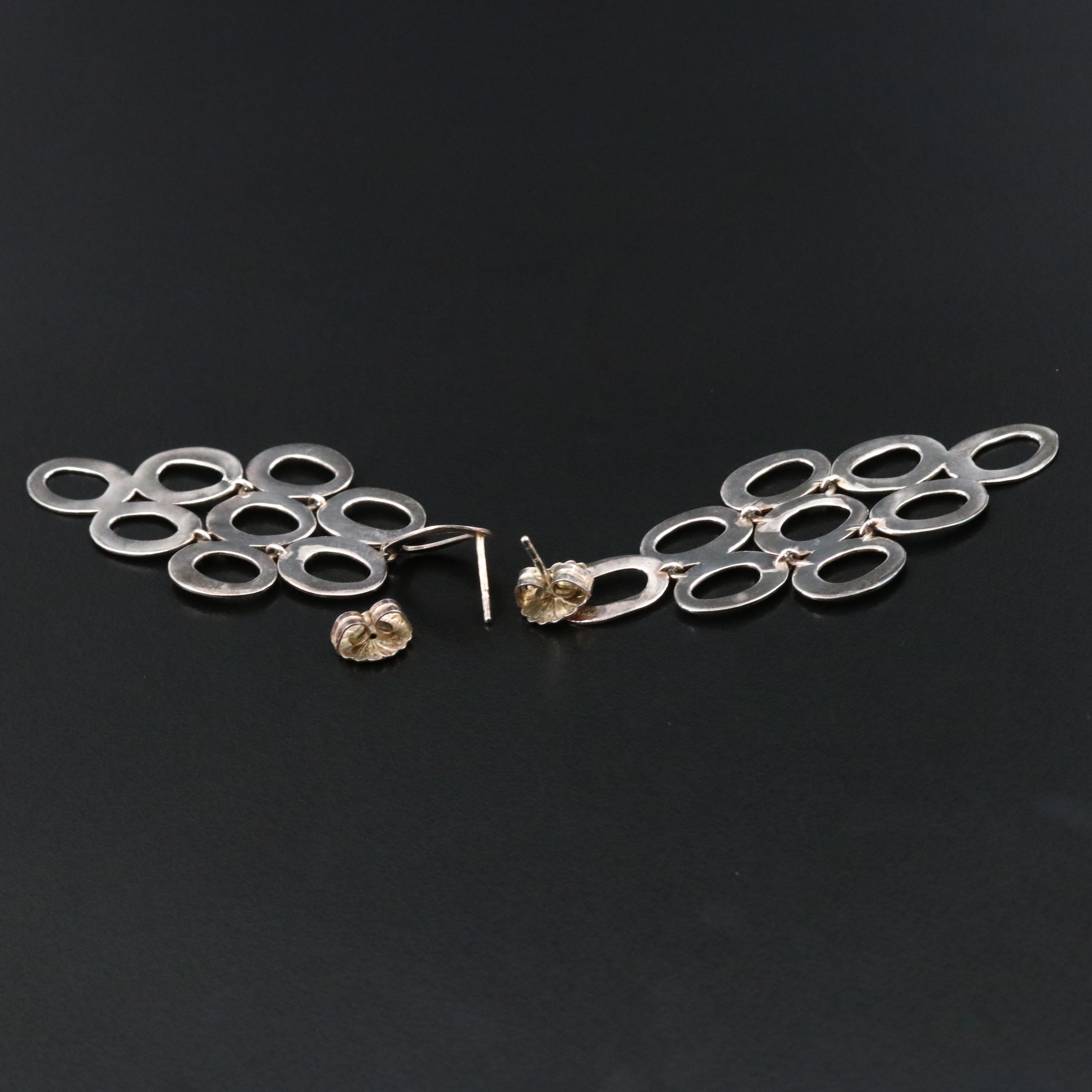 Ippolita Sterling Open Oval Cascade Earrings