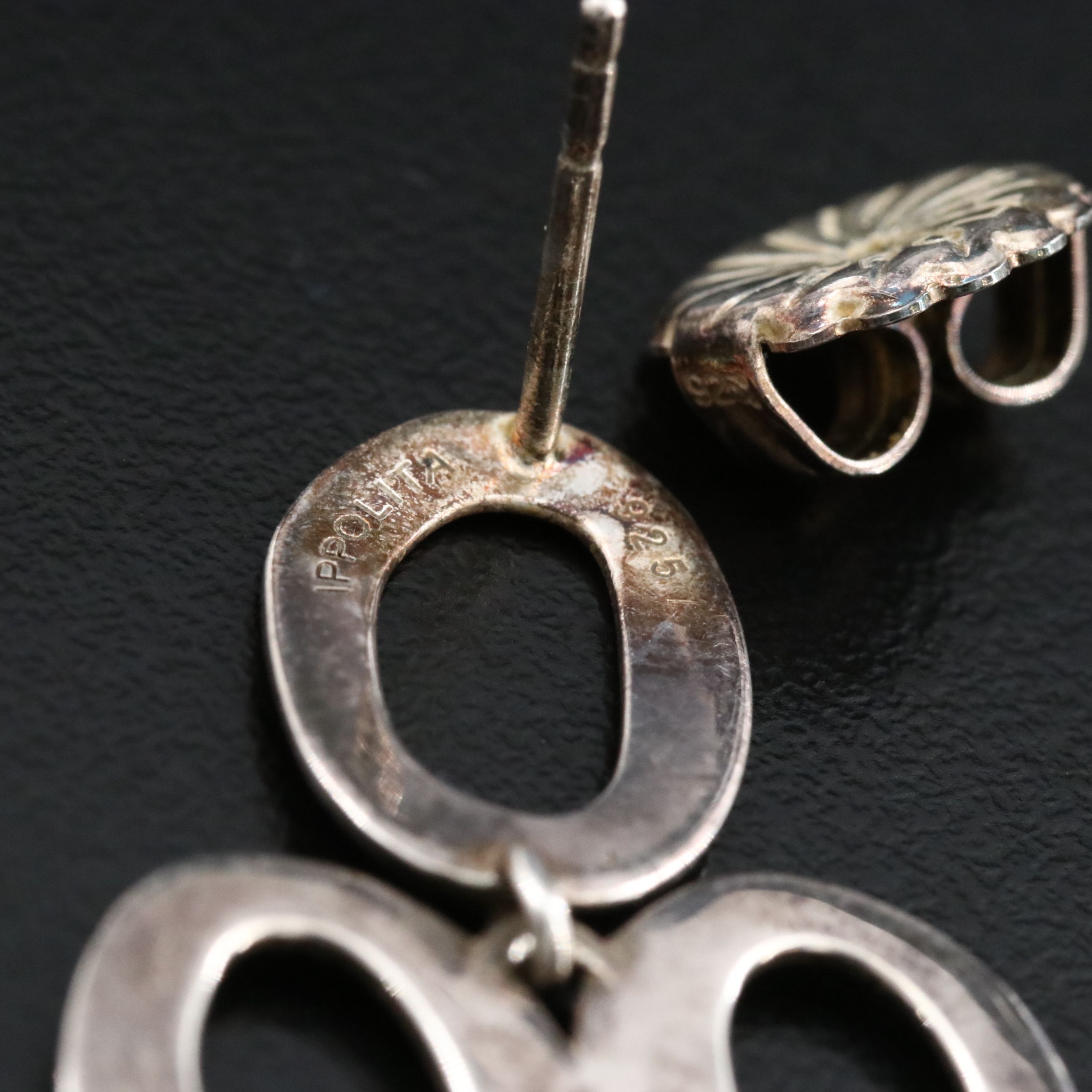 Ippolita Sterling Open Oval Cascade Earrings