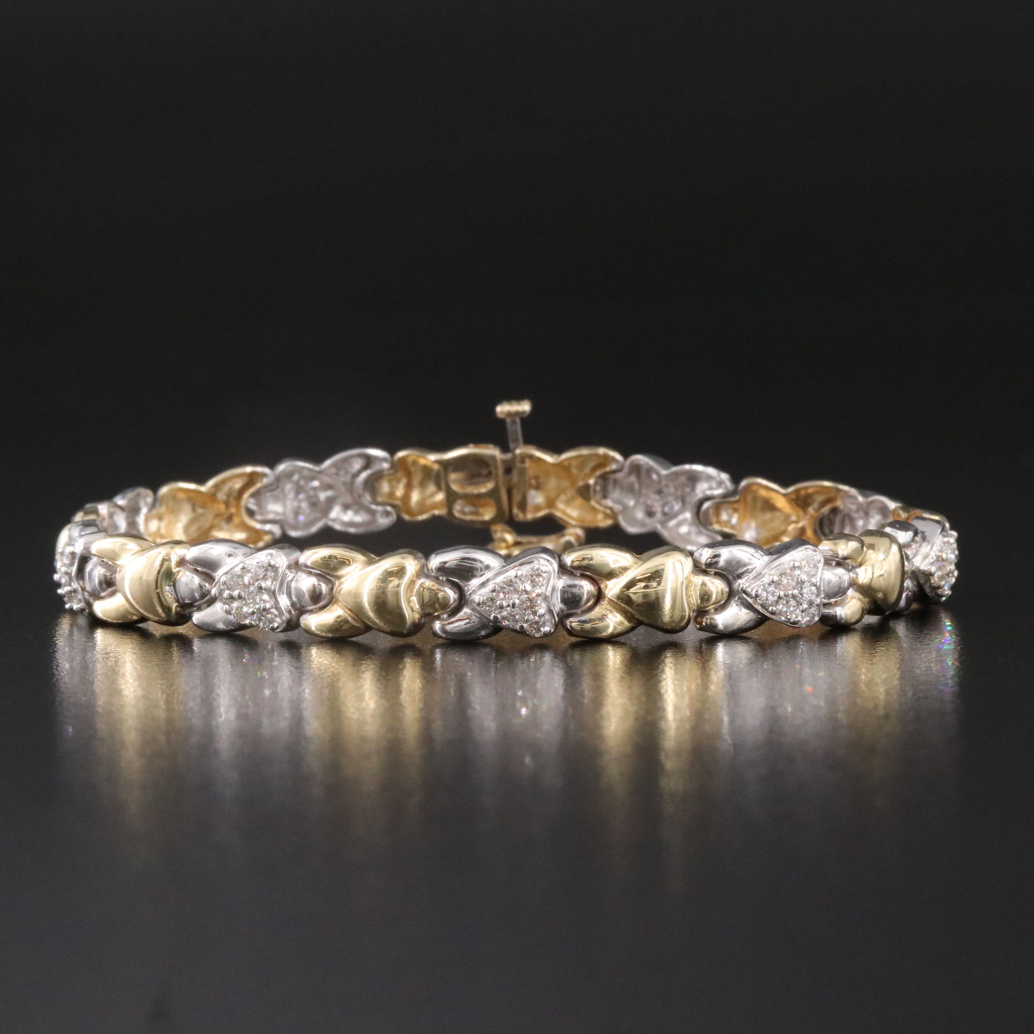 14K 1.01 CTW Diamond Bracelet