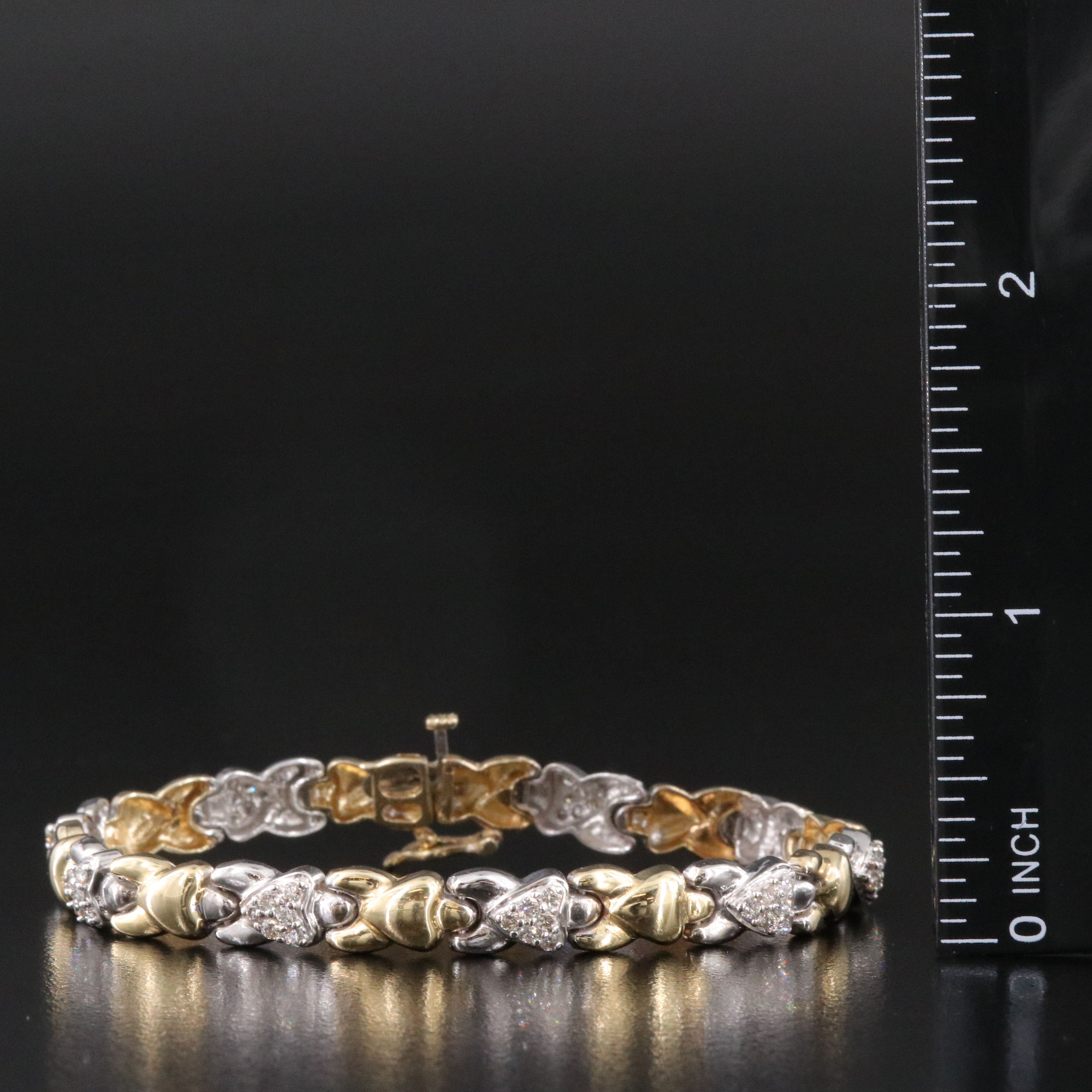 14K 1.01 CTW Diamond Bracelet