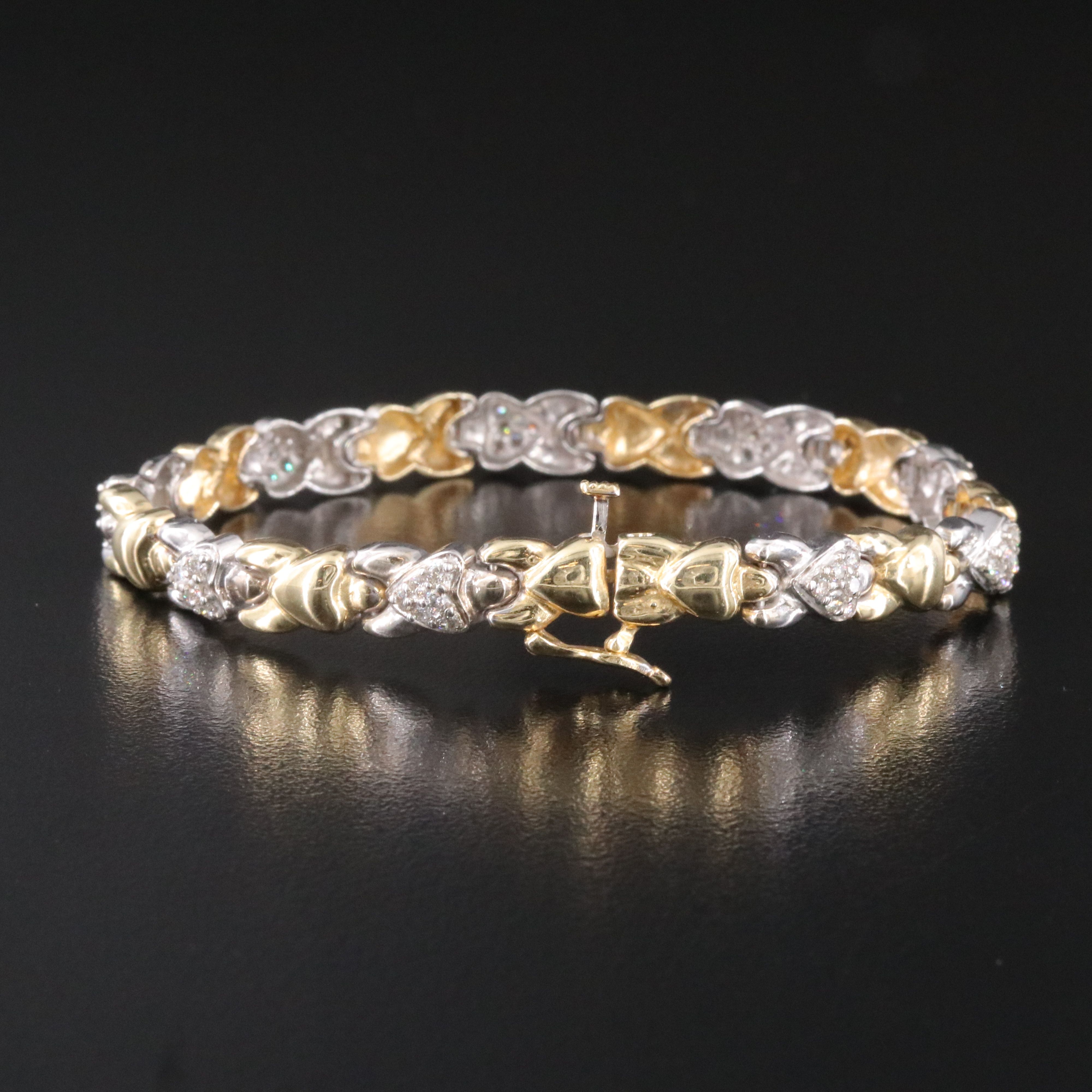 14K 1.01 CTW Diamond Bracelet