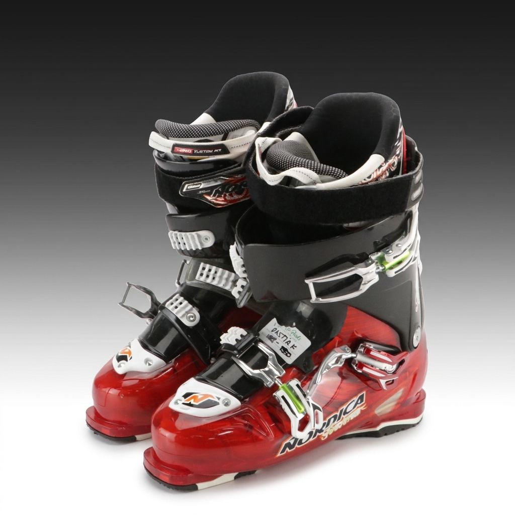 Nordica "Fire Arrow F3" Black and Red Ski Boots