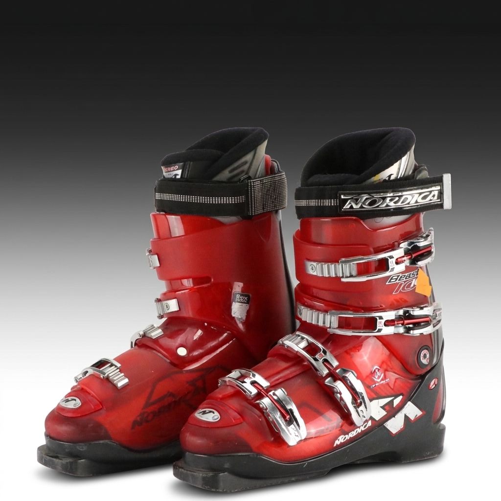 Nordica "Beast 10" Red Downhill Ski Boots