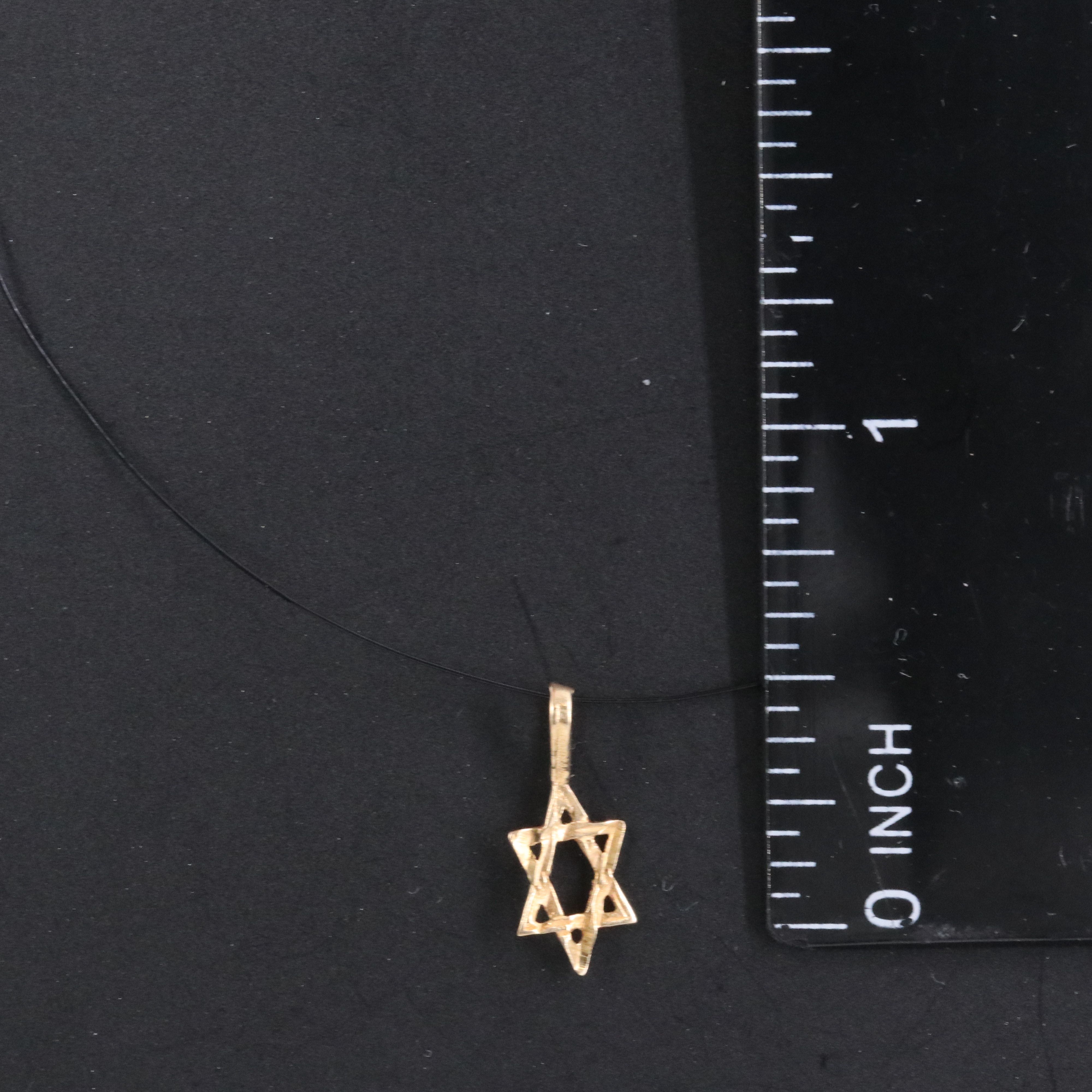 14K Star of David Pendant