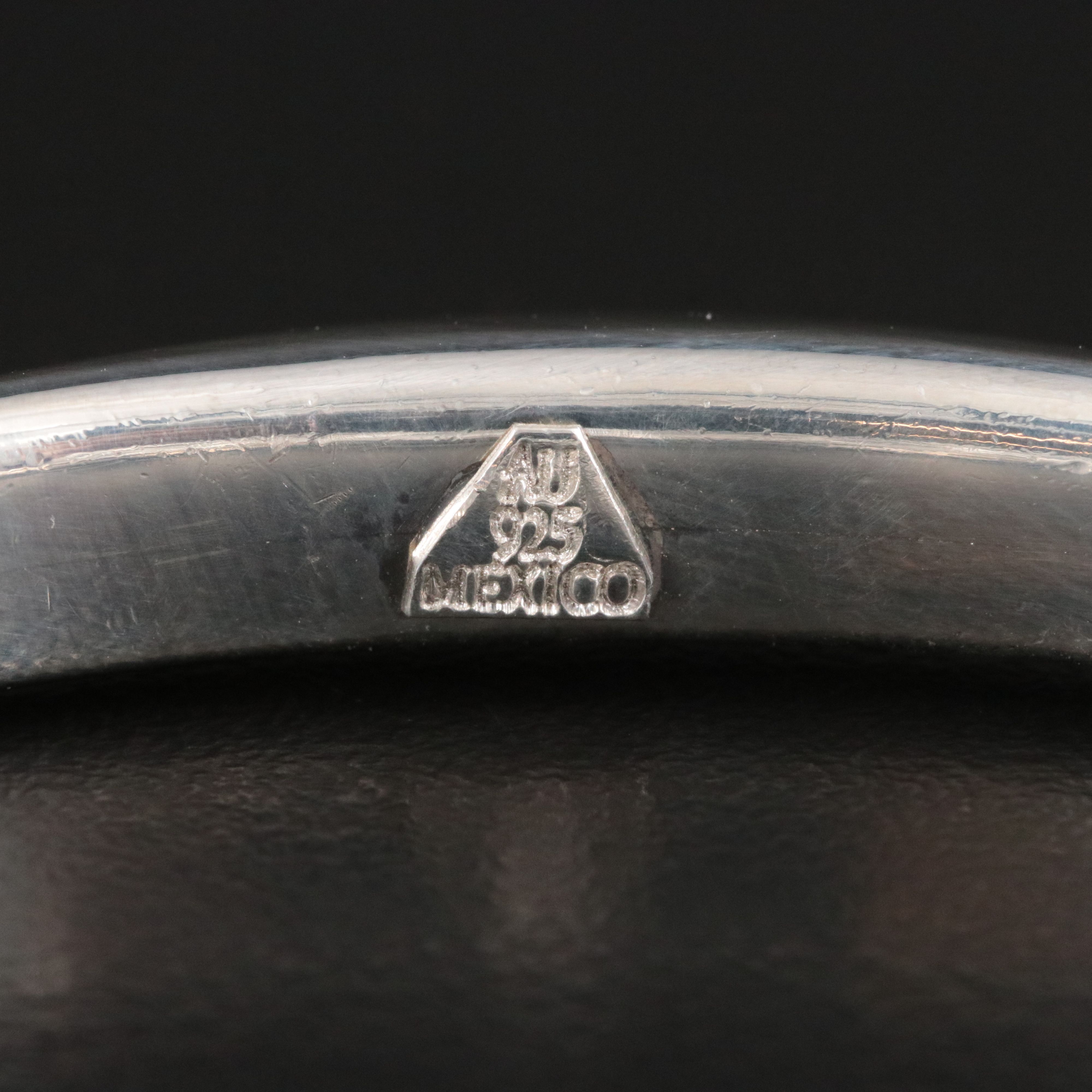 Mexican Sterling Hexagonal Bangle