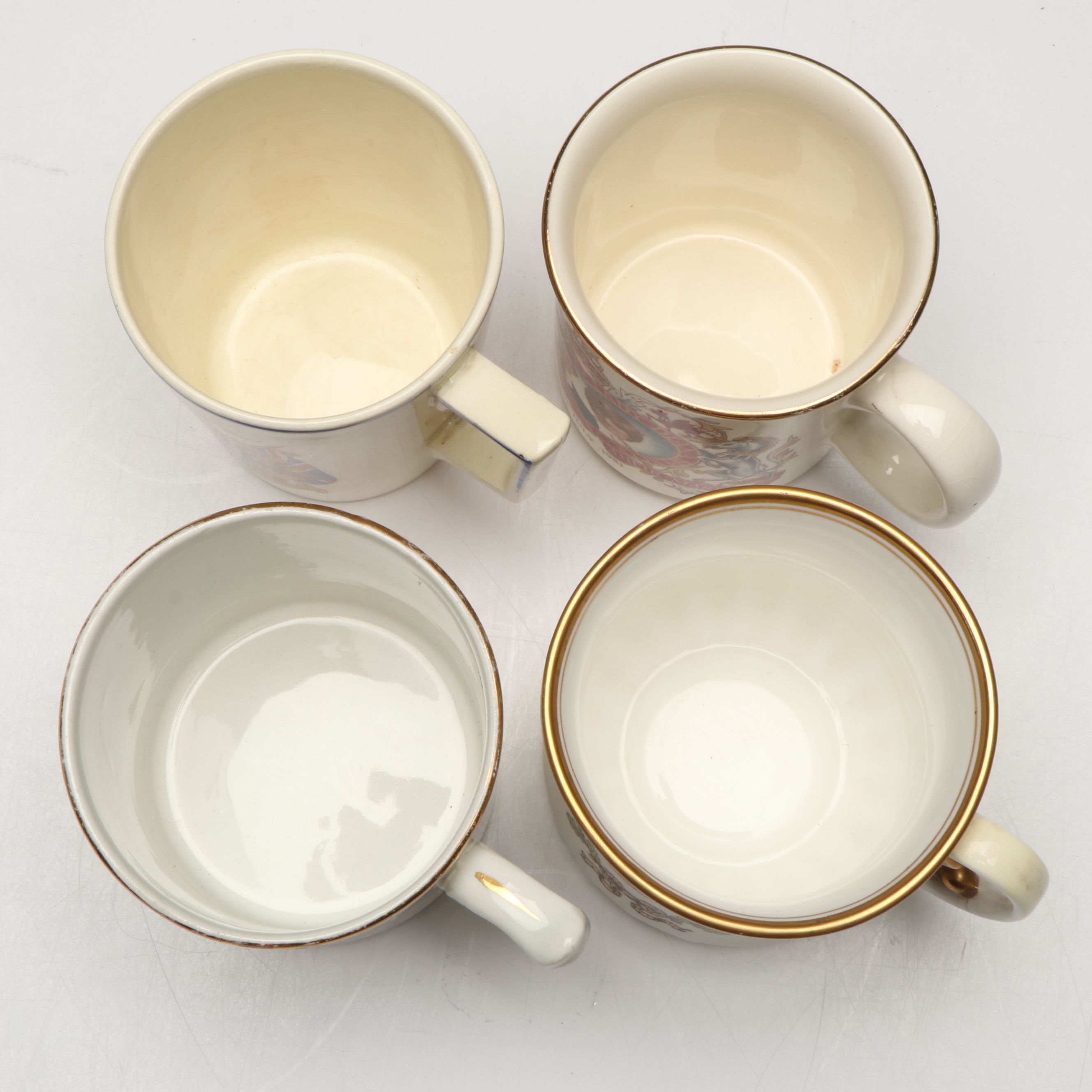 Royal Doulton Elizabeth II Coronation and Other Commemorative Ceramic Mugs