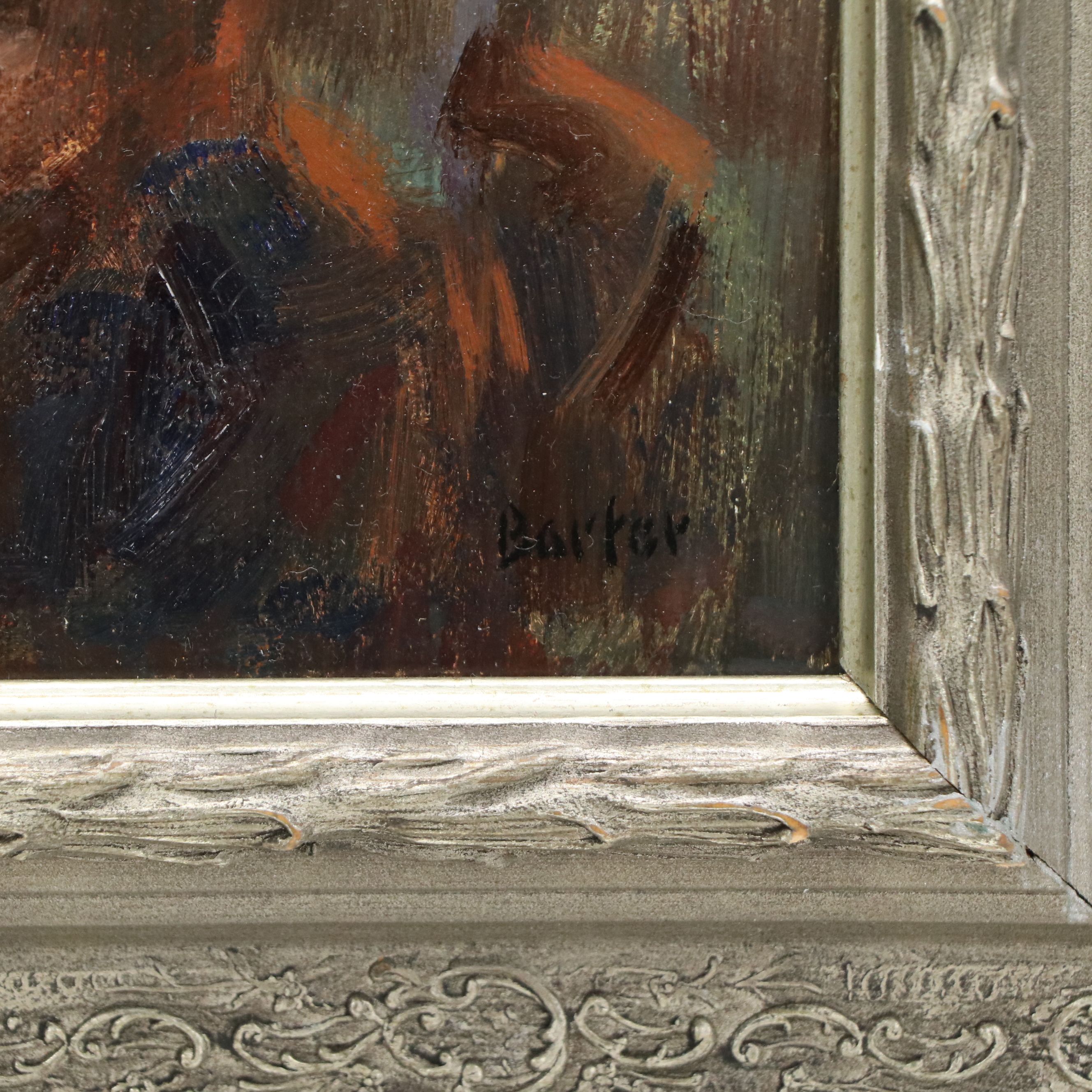 Stacy Barter Oil Painting "In the Studio with Stephanie"