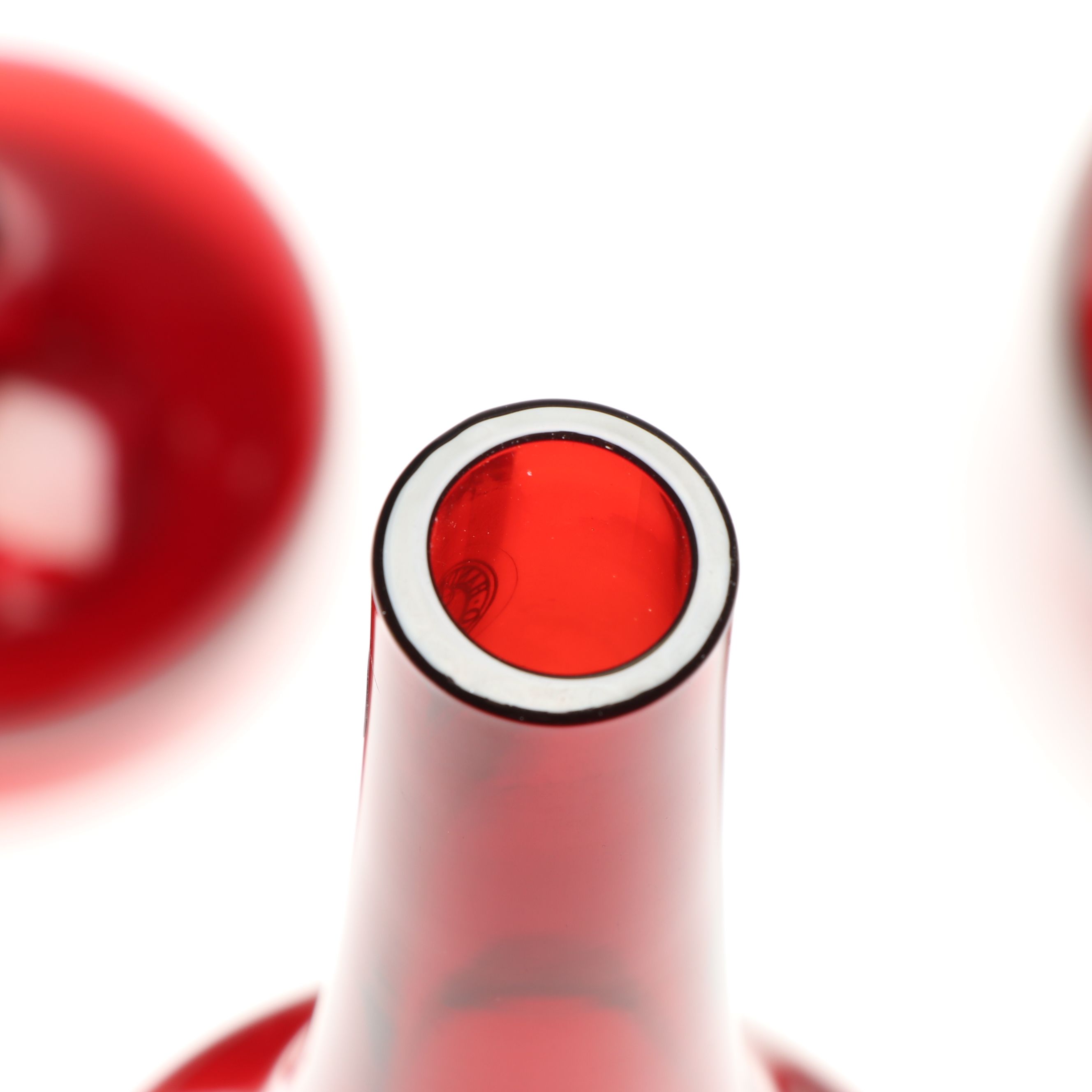 IKEA "Salong" Ruby Glass Vases by Johanna Jelinek, Late 20th C.