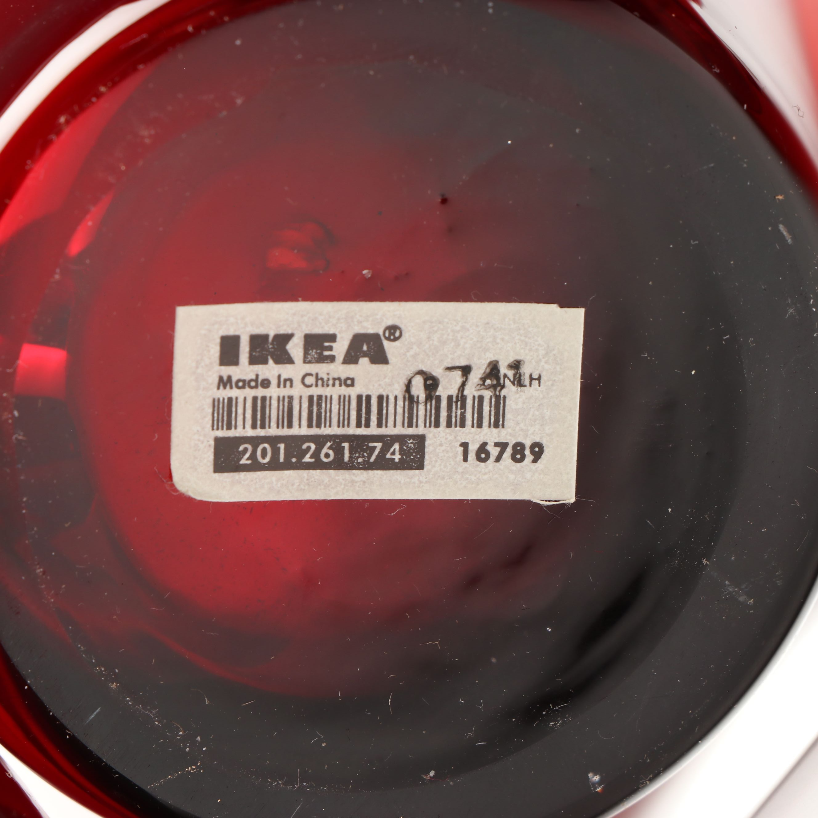 IKEA "Salong" Ruby Glass Vases by Johanna Jelinek, Late 20th C.