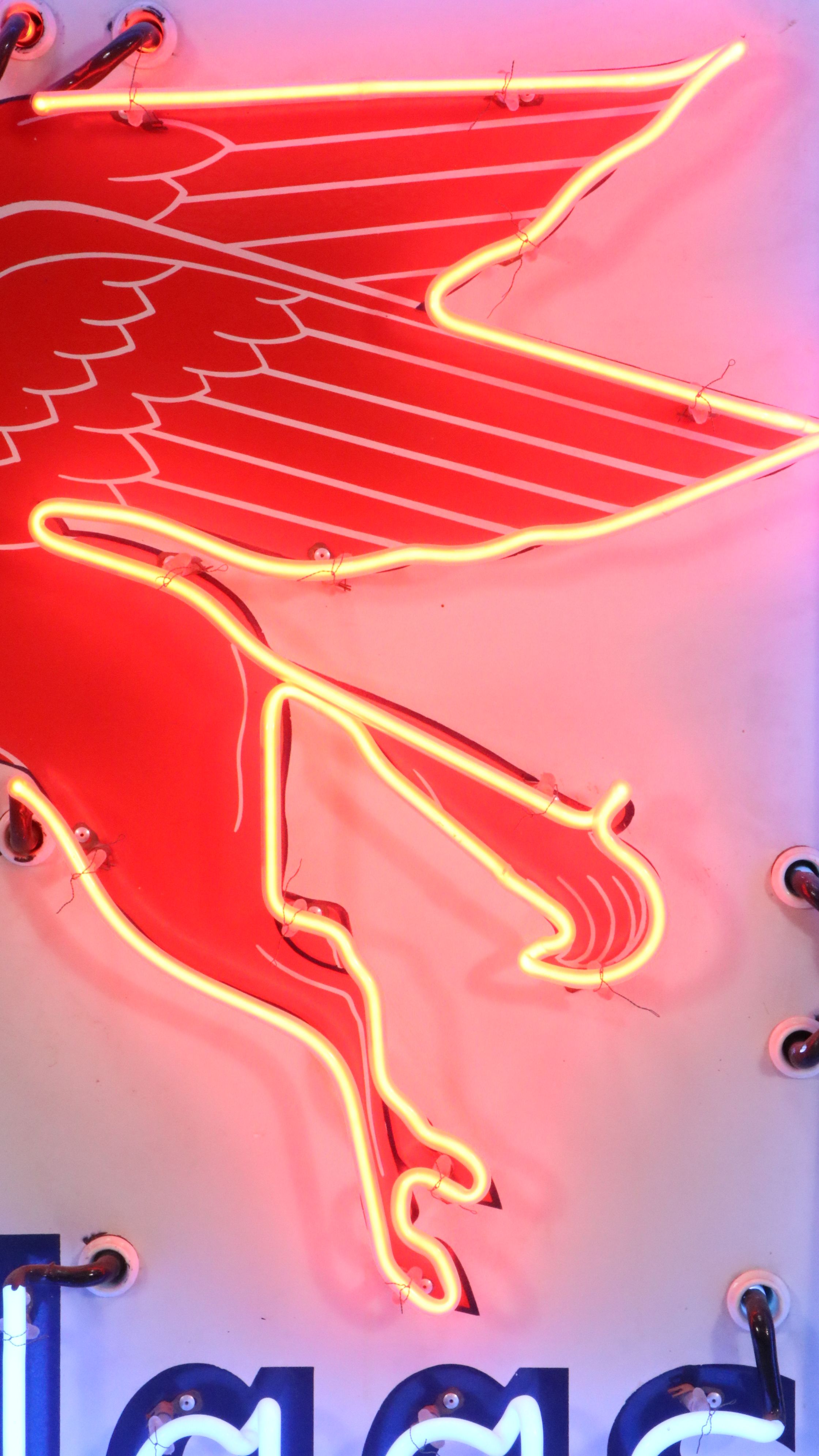 Mobilgas Socony-Vacuum Advertising Neon Sign