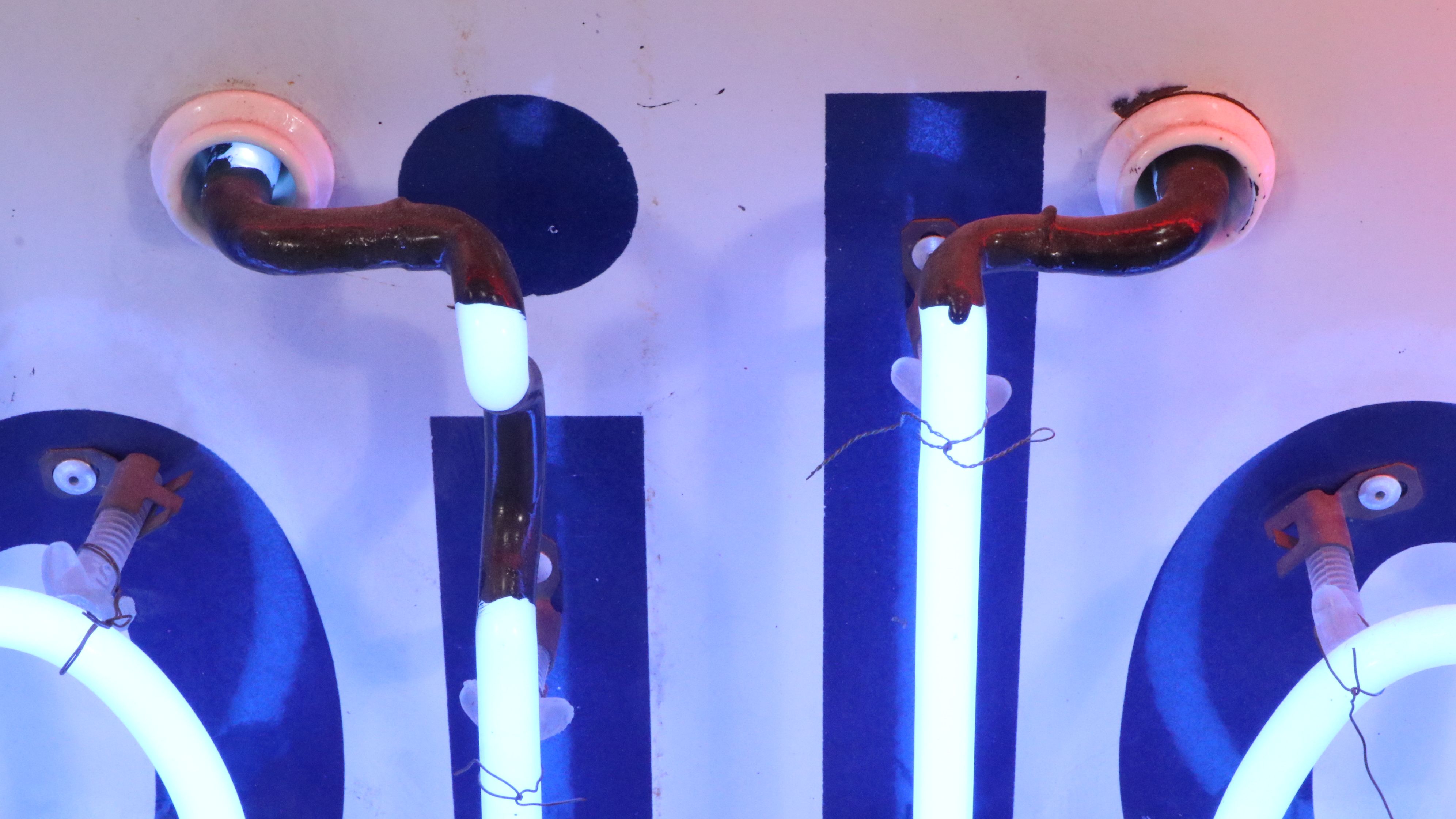 Mobilgas Socony-Vacuum Advertising Neon Sign