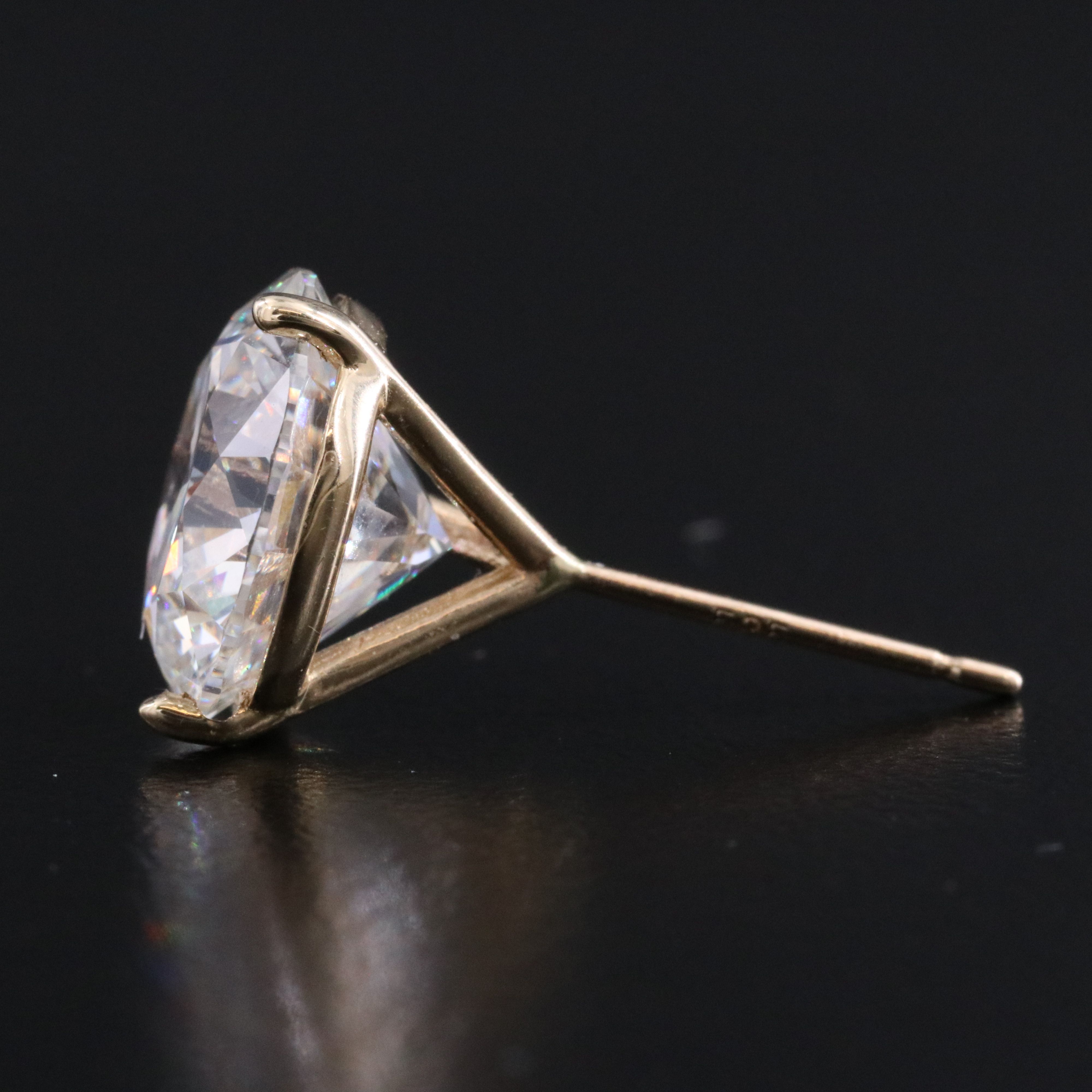 14K 10.00 CTW Lab Grown Diamond Stud Earrings