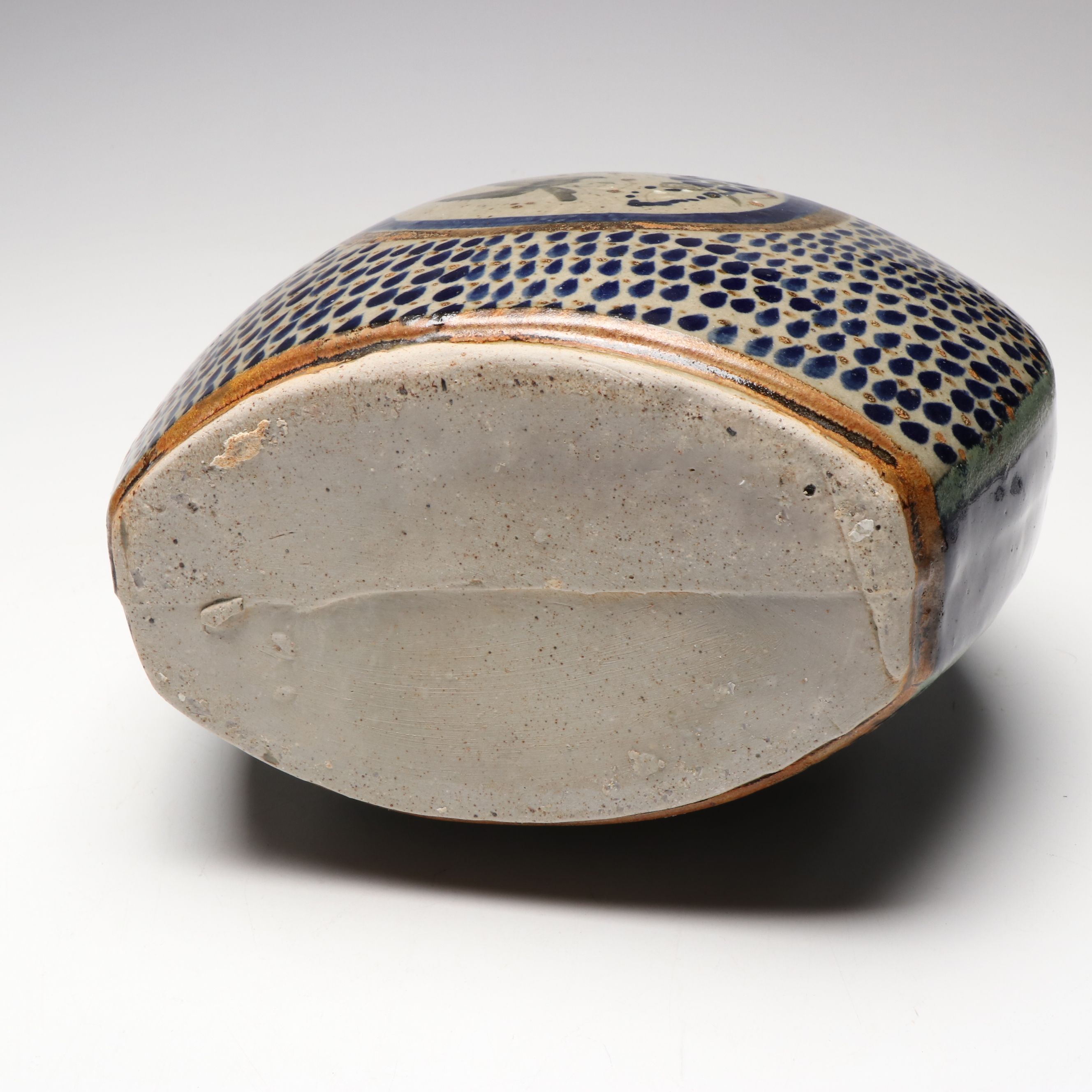 Mexican Tonala Pottery Chicken, Vase and More Glazed Stoneware