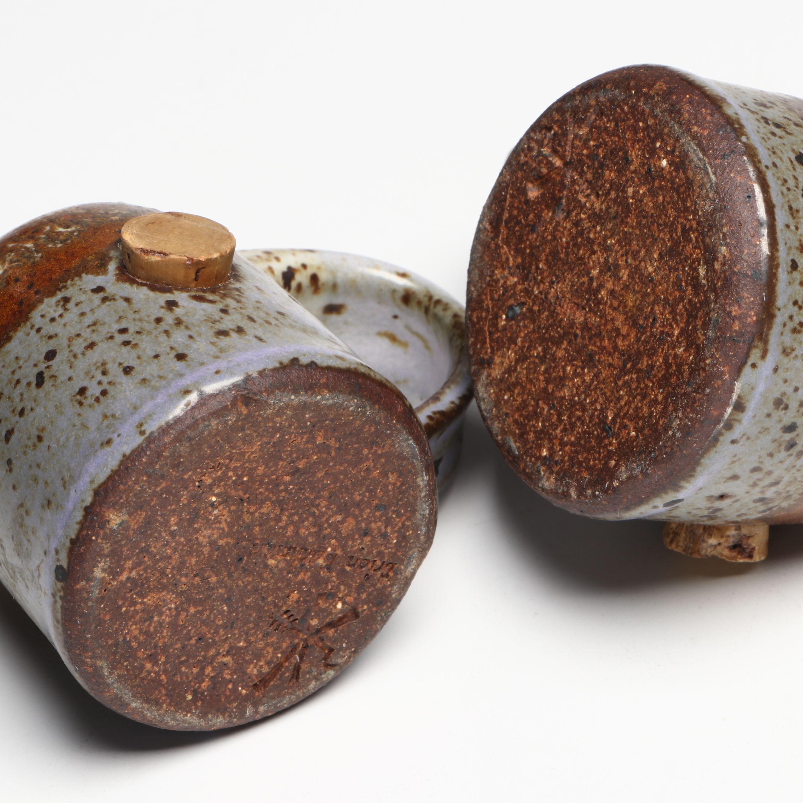 Signed Hand Thrown Glazed Stoneware Vases, Crock and More Housewares
