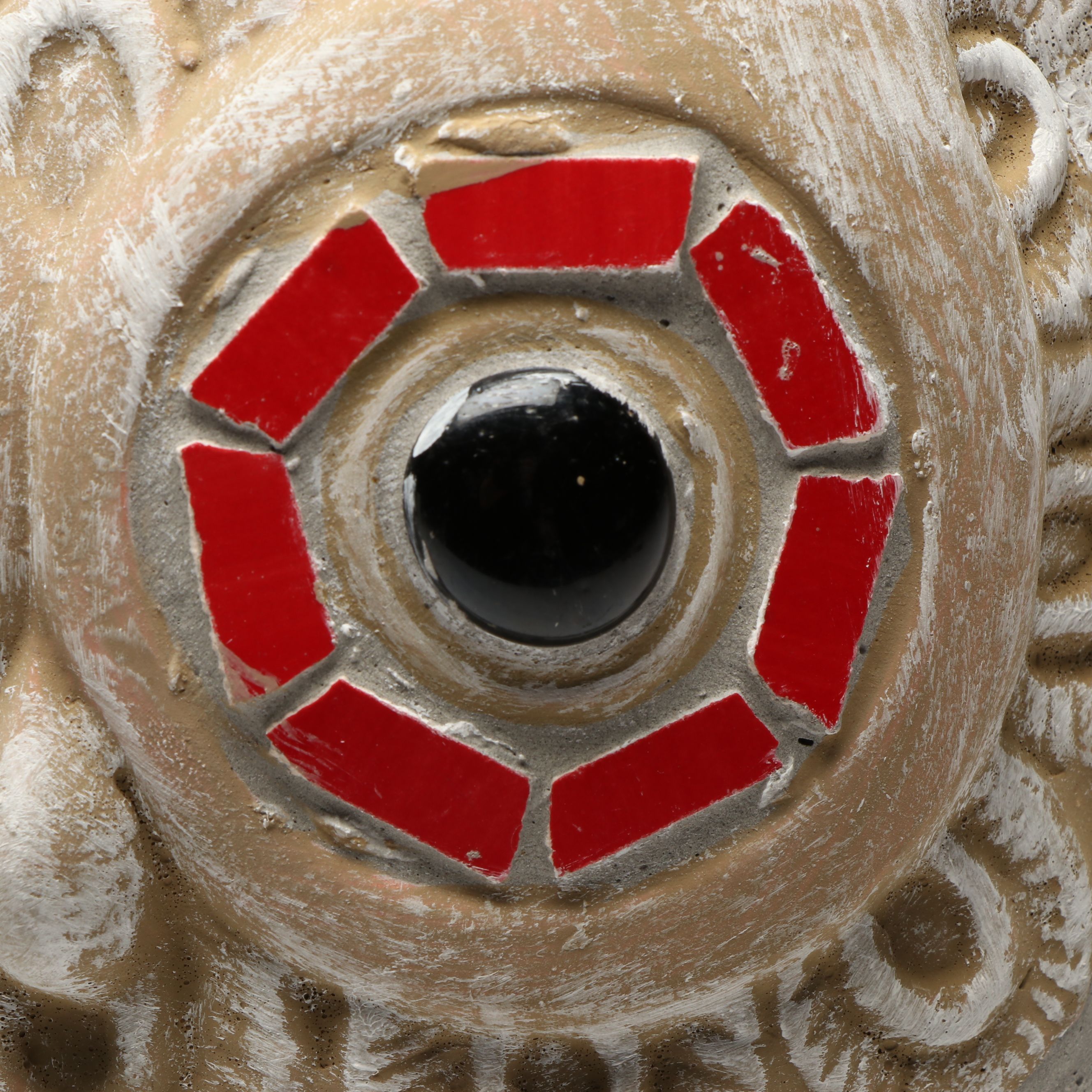 Ceramic Mosaic Owl Garden Sculpture