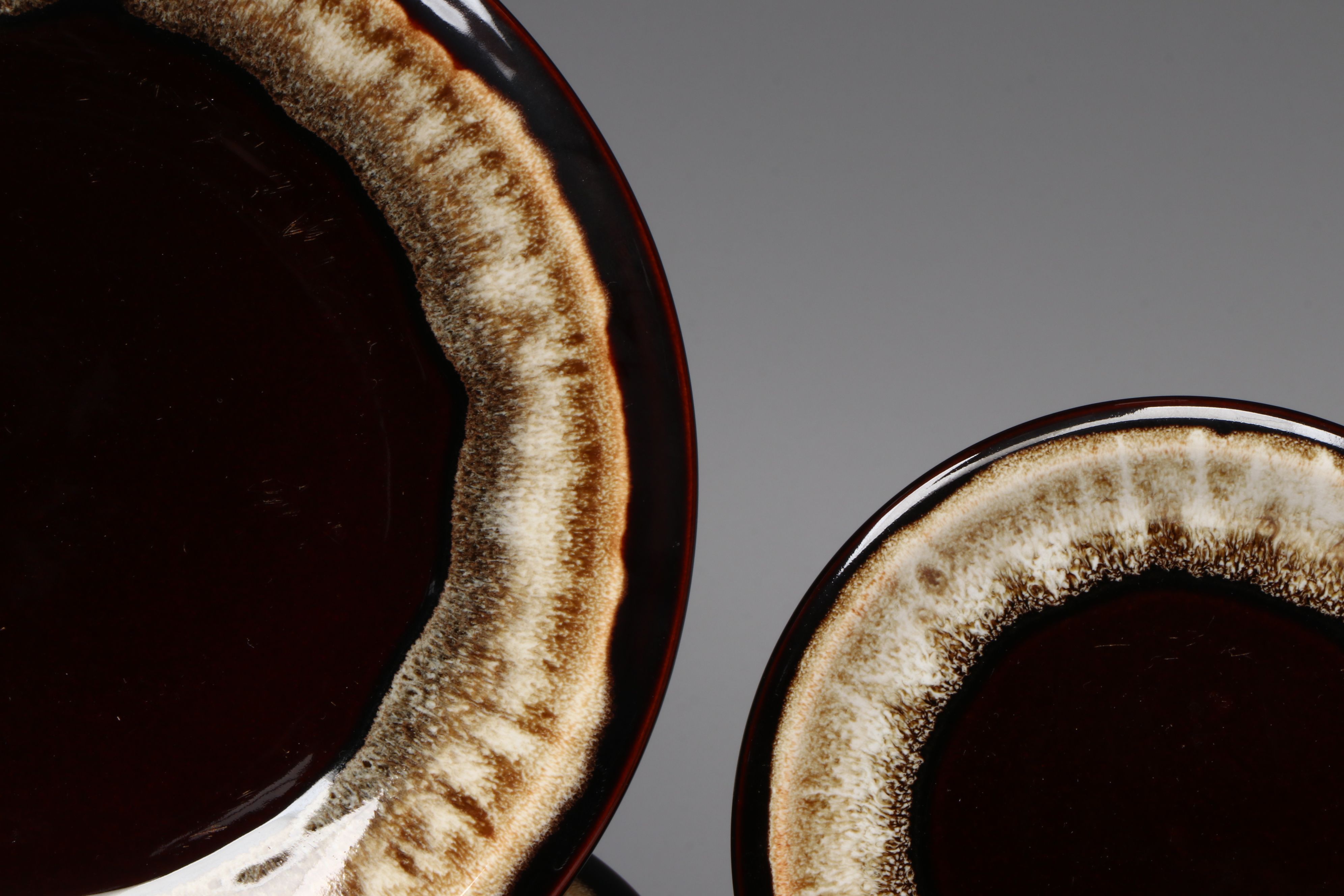 Pfaltzgraff "Gourmet Brown" Dinnerware and Pitcher, 1950-1987